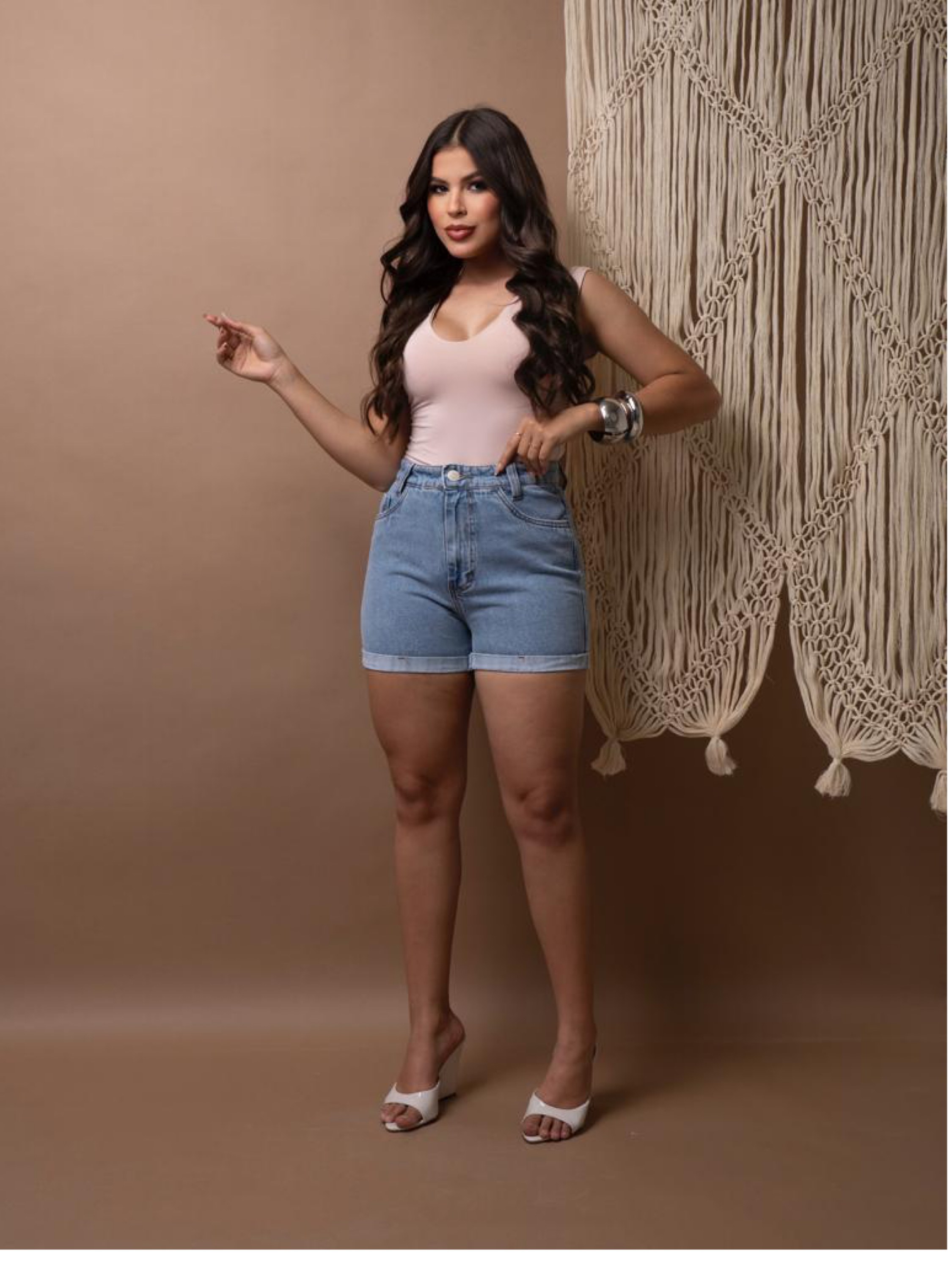 Short jeans feminino