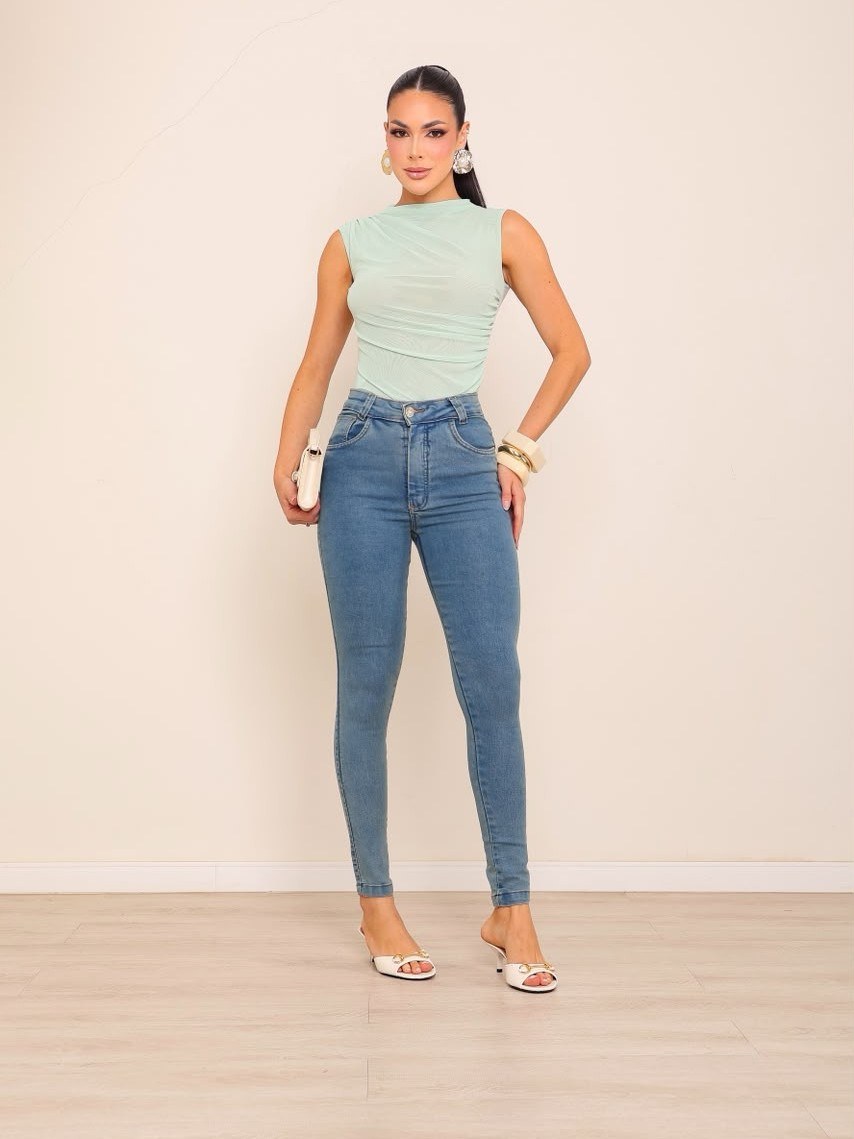 calça skinny jeans feminina