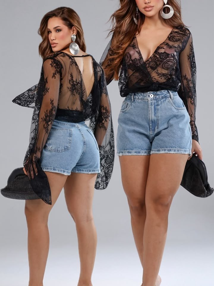 short Jeans feminino