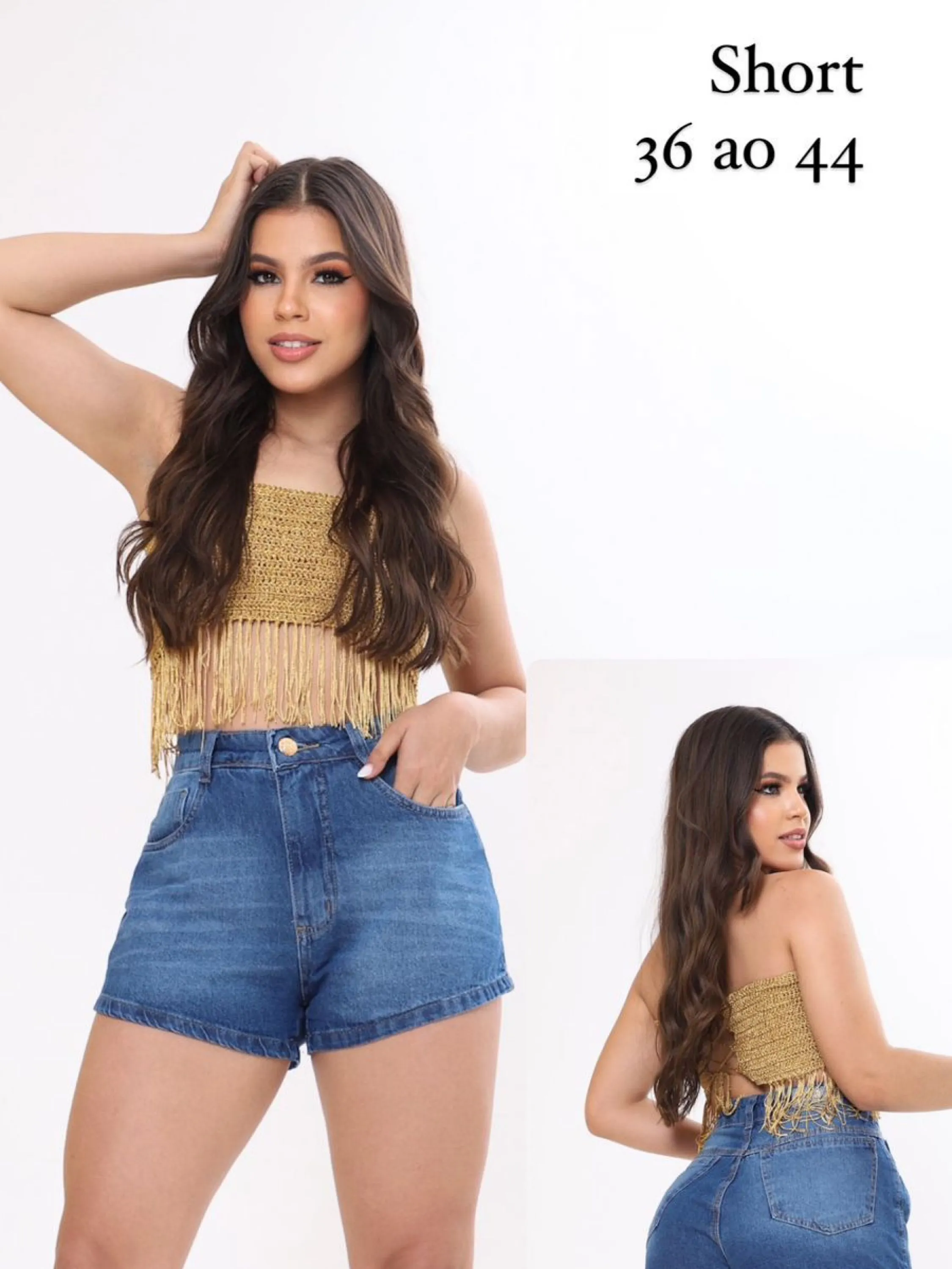 Short jeans liso