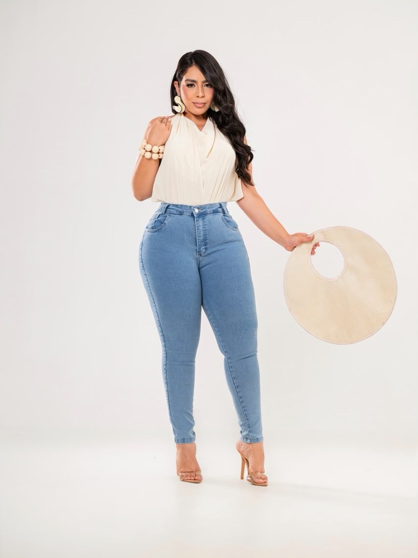 calça skinny jeans feminina plus size