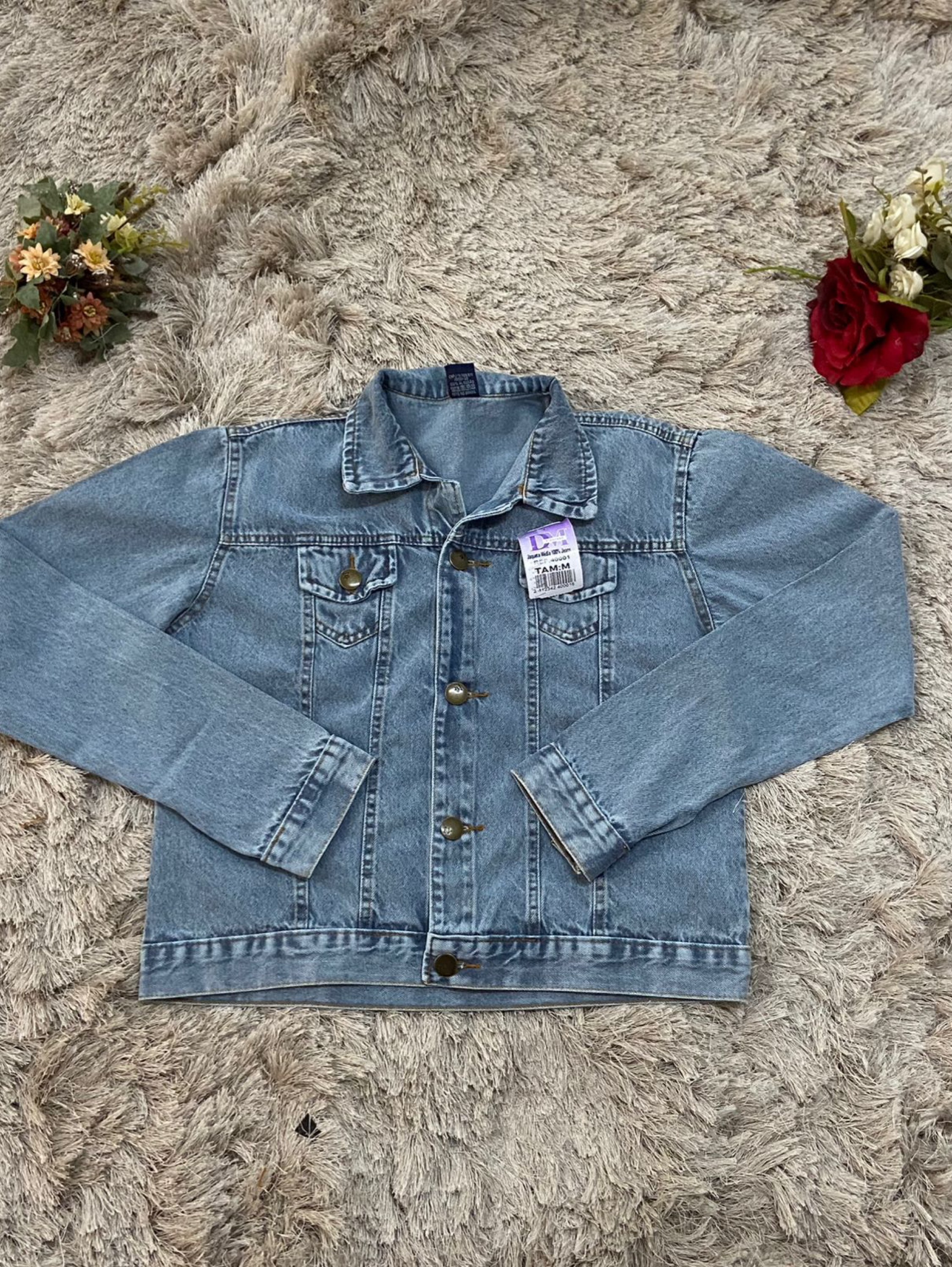 Jaqueta jeans feminina