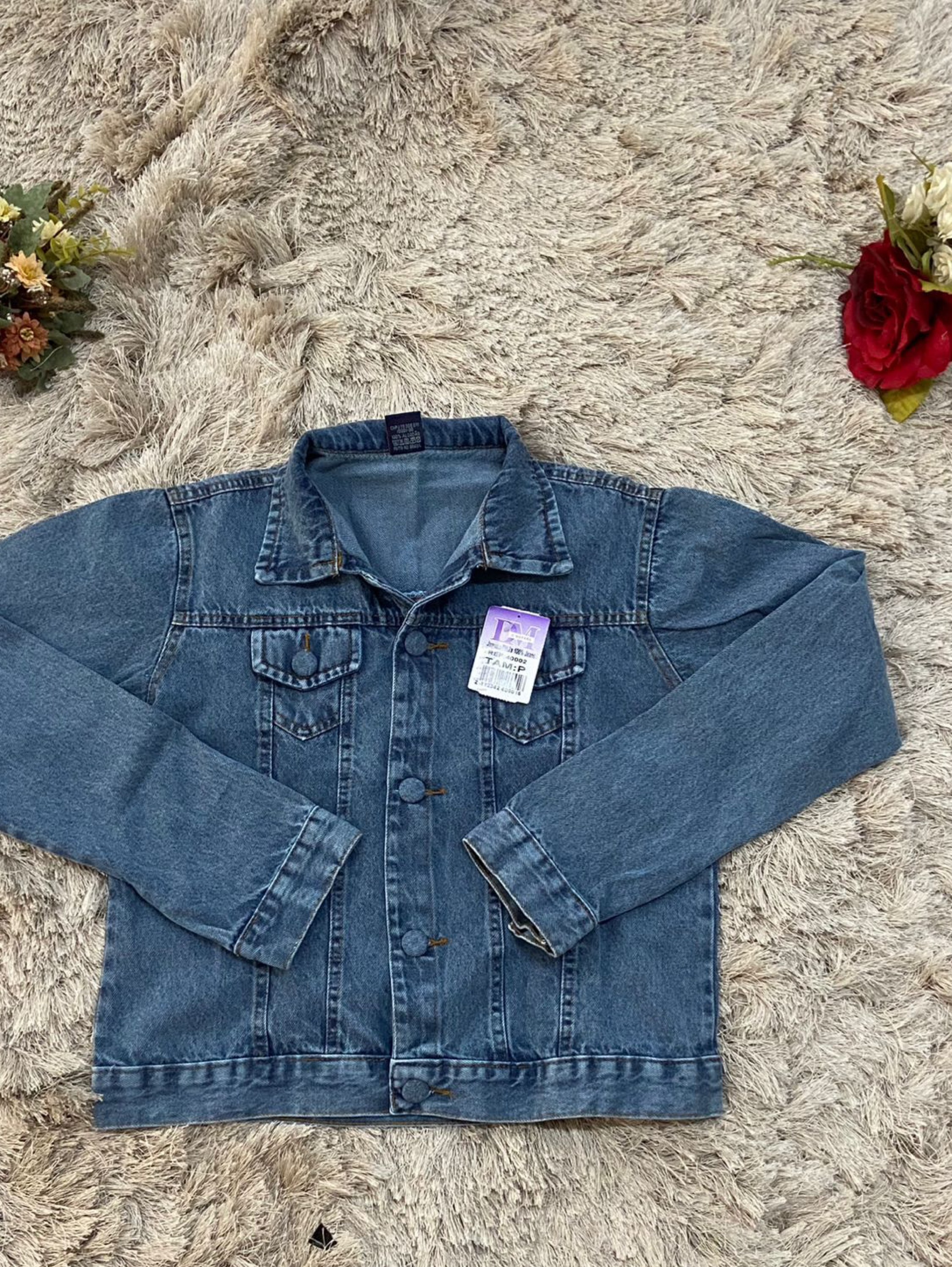 Jaqueta jeans feminina