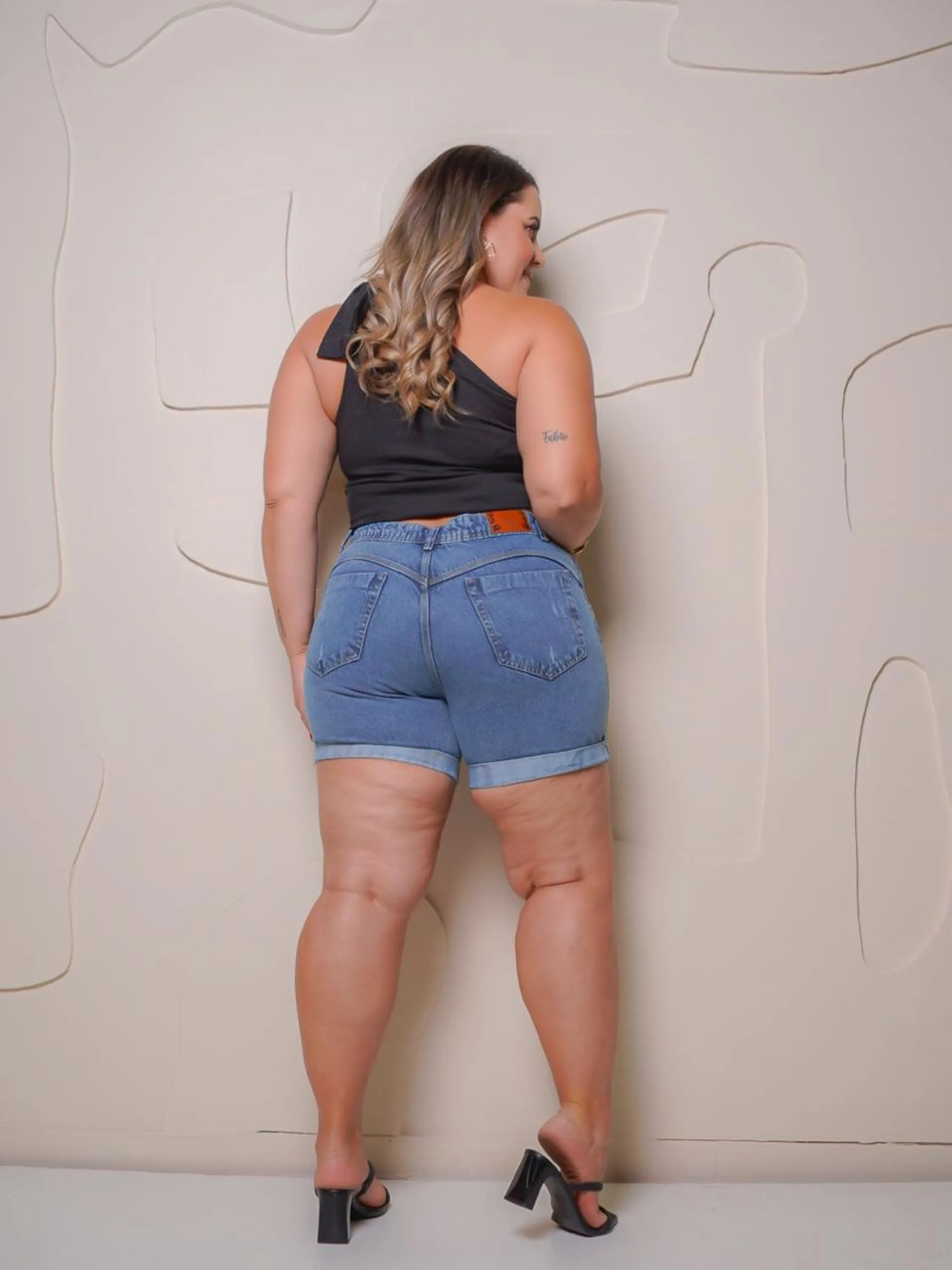 Shorts jeans Plus size