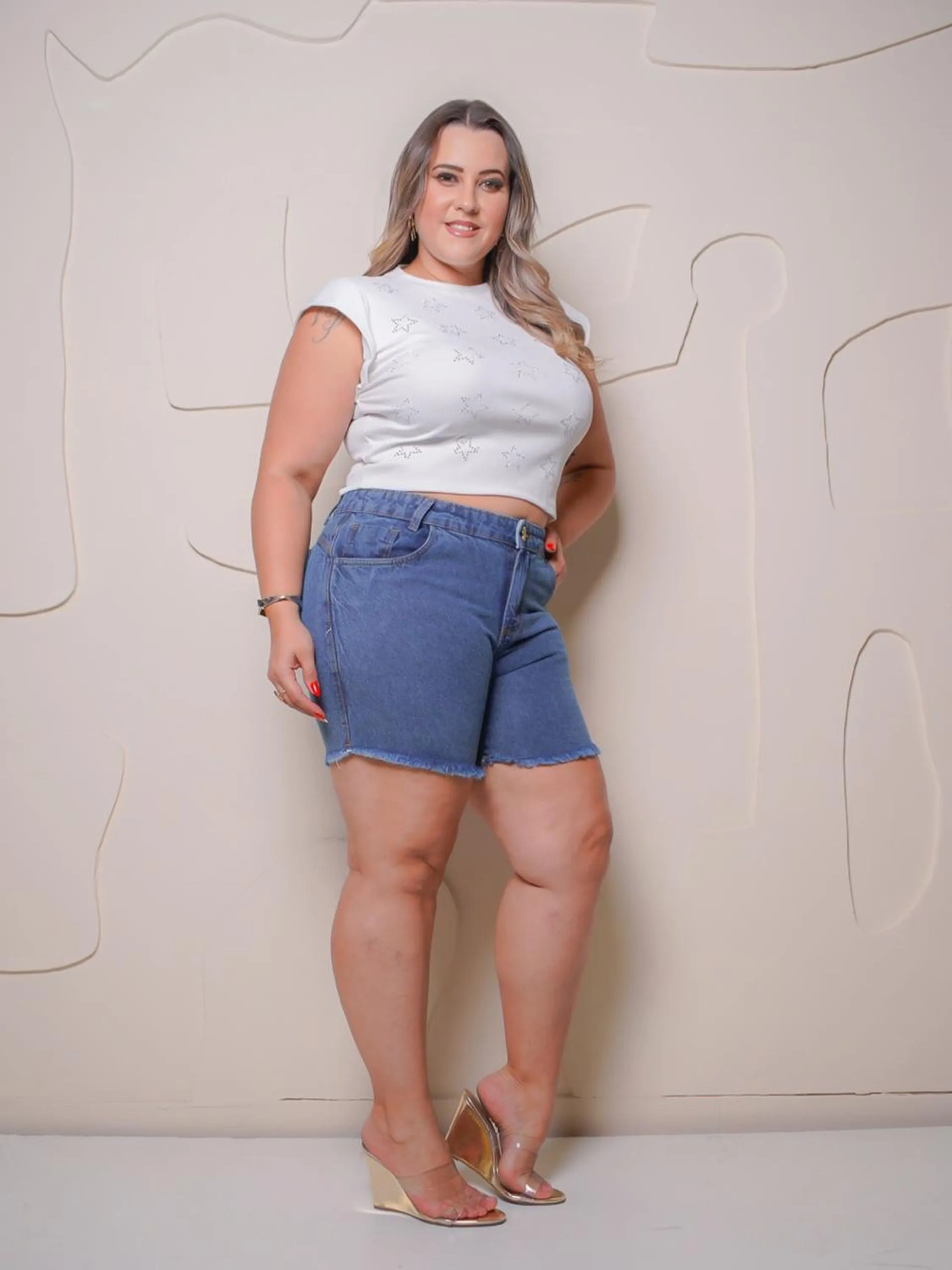 Short jeans Plus size