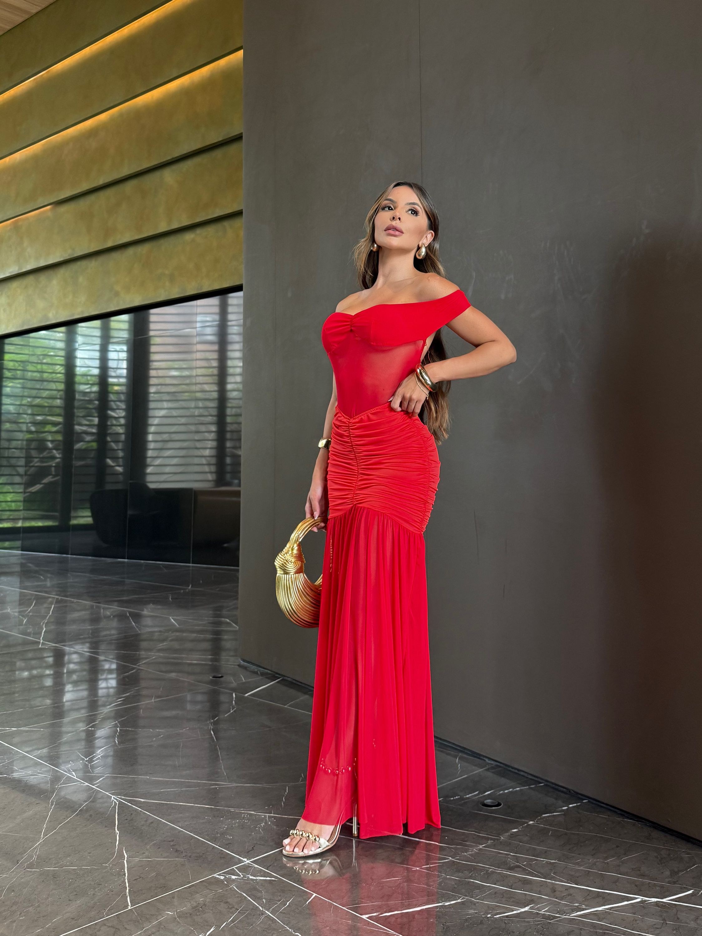 VESTIDO LONGO MARINALVA