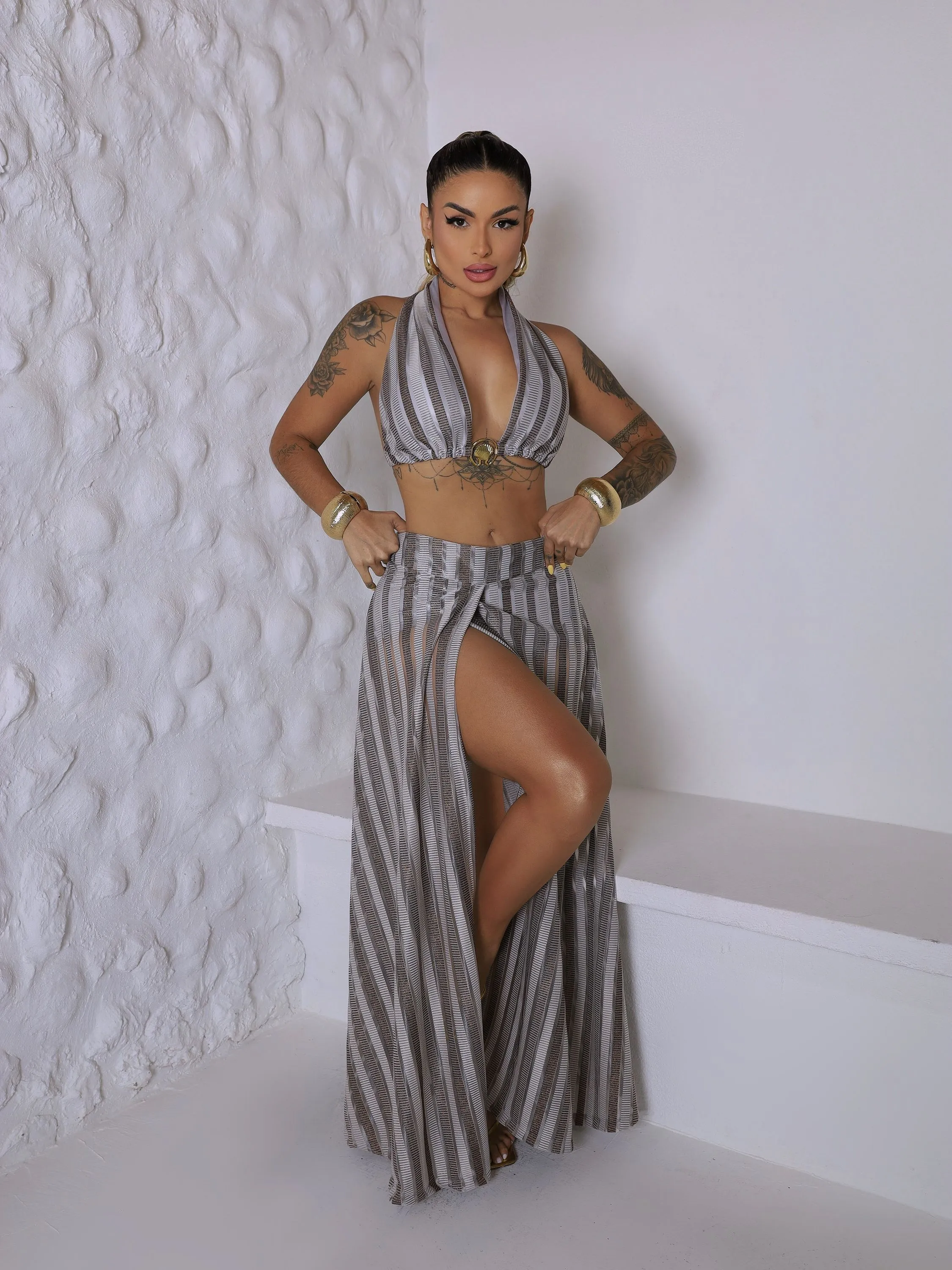 CONJUNTO DE SAIA LONGA PHOENIX