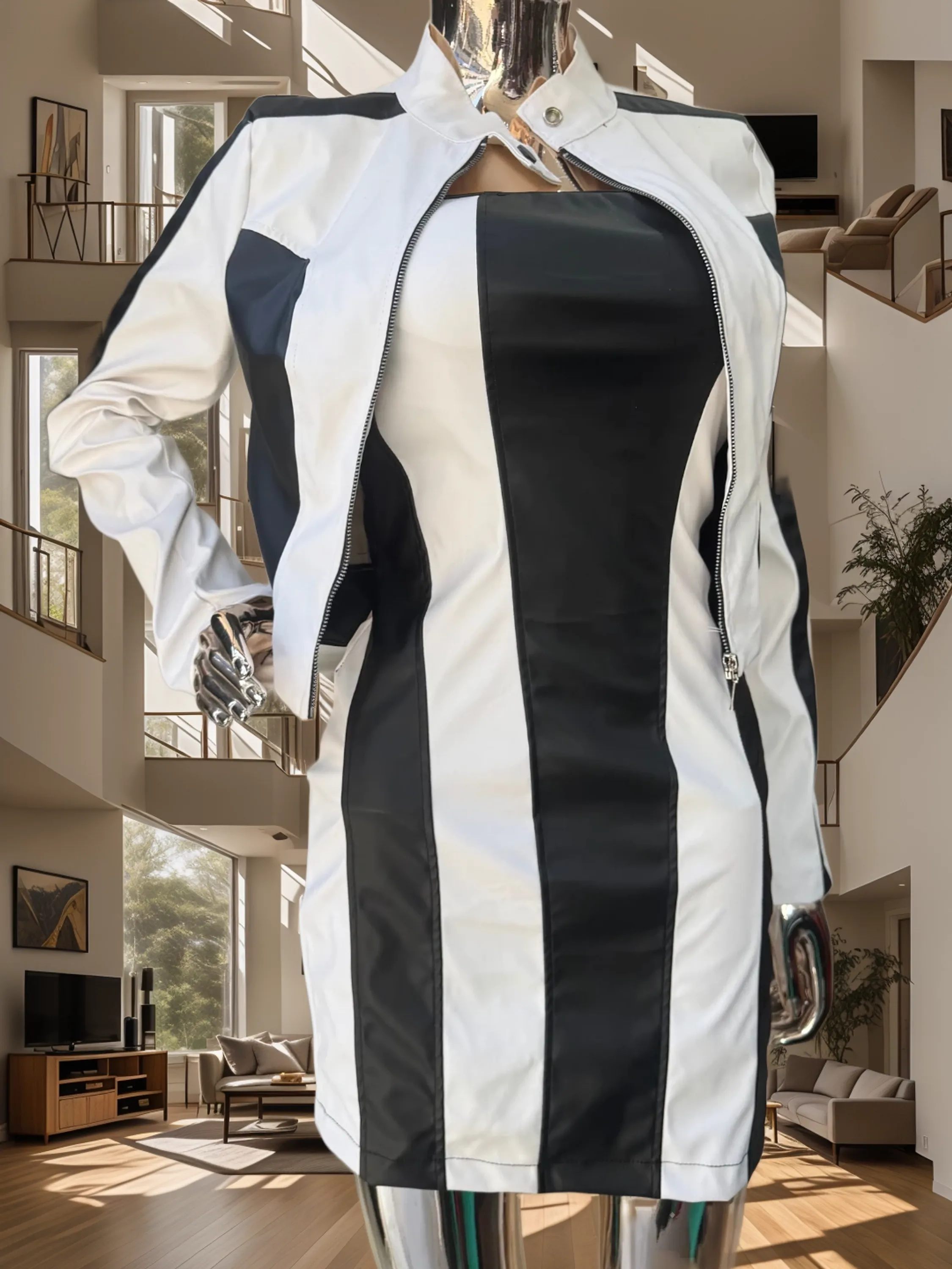 CONJUNTO VESTIDO + JAQUETA ENAYLEN