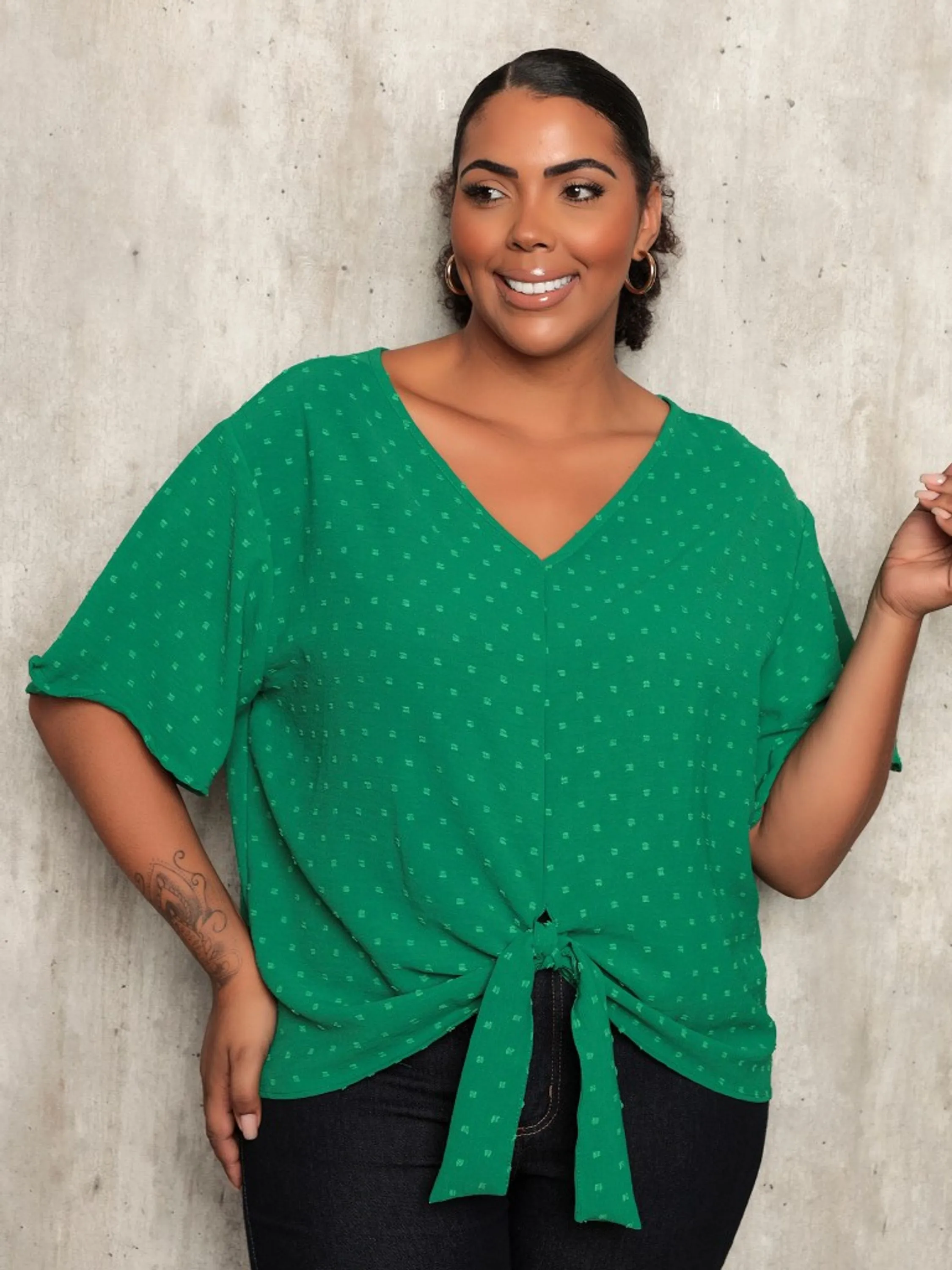 Blusa plus size duna pipoca C1996