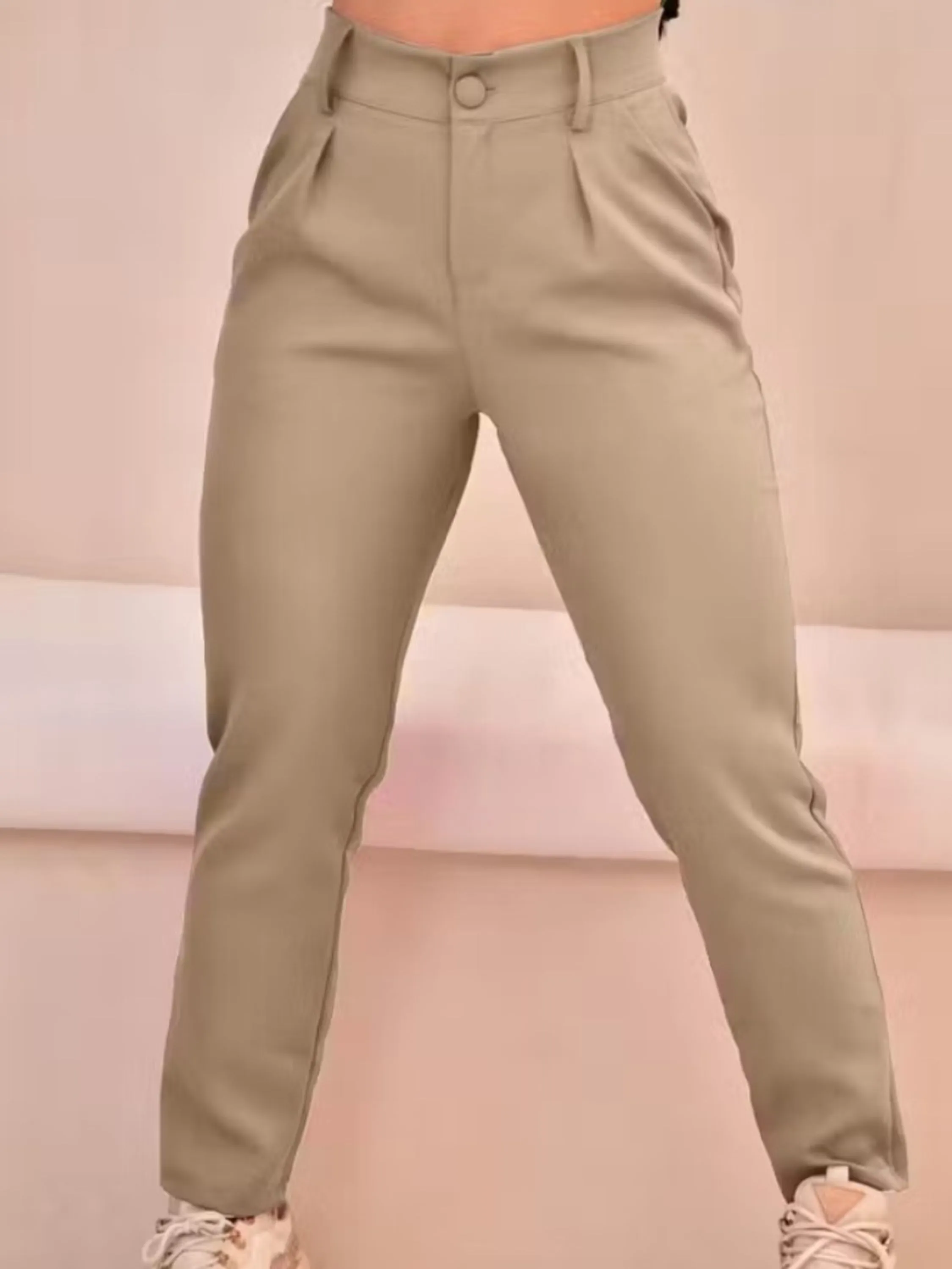 Calça Alfaiataria Reta Cintura Alta 004