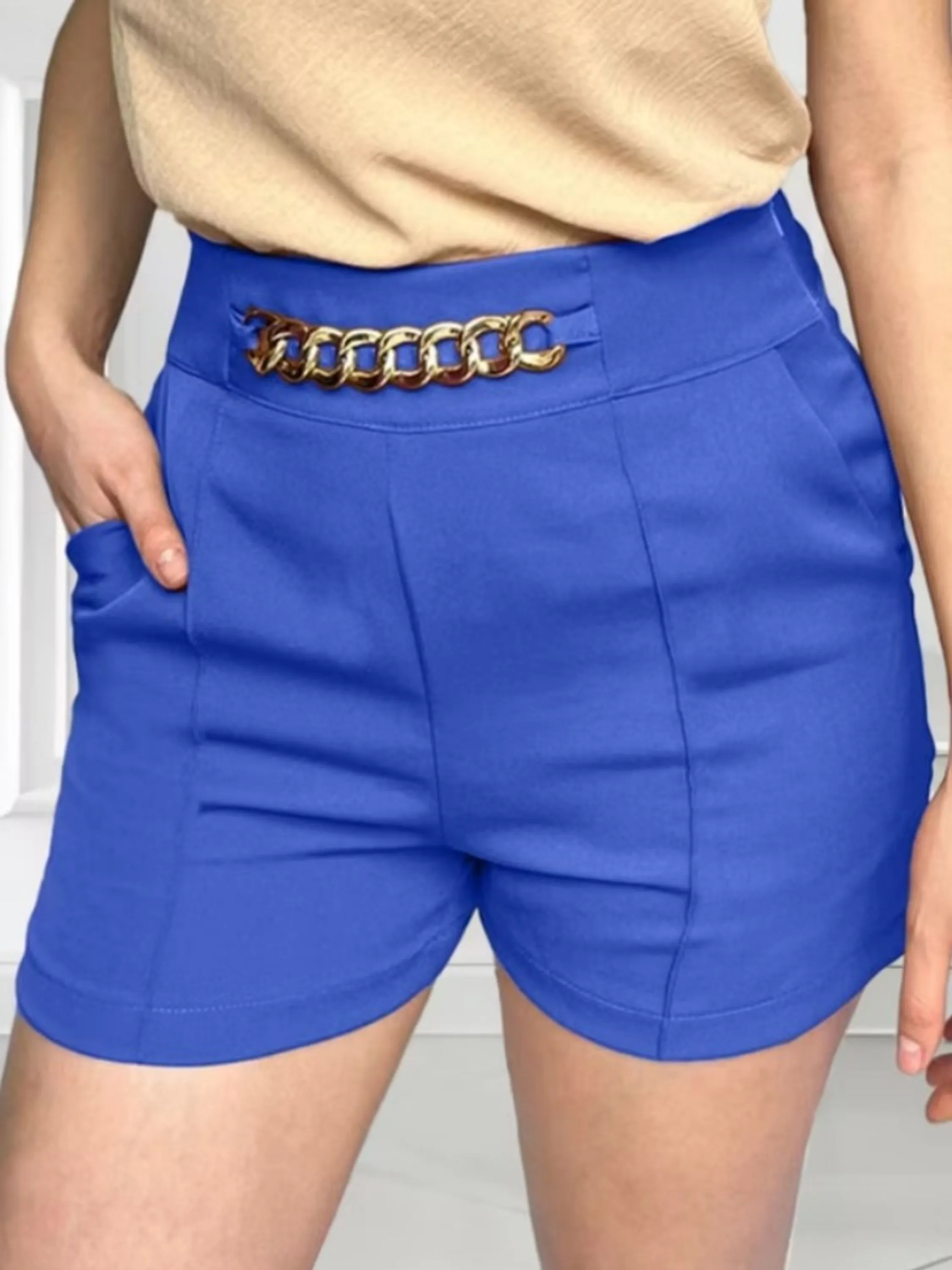 Short Corrente Feminino Alfaiataria