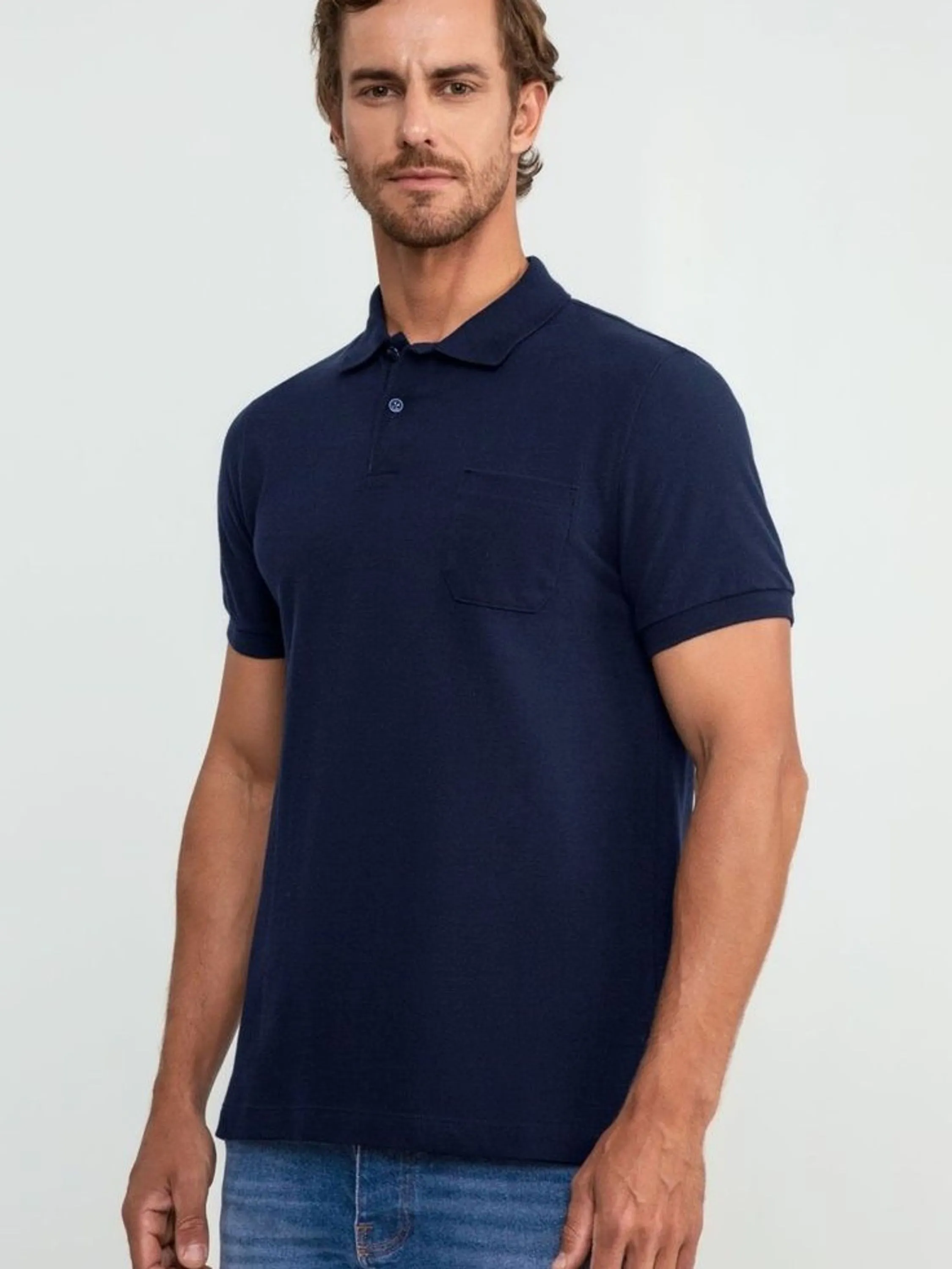 Camiseta G/Polo com Bolso