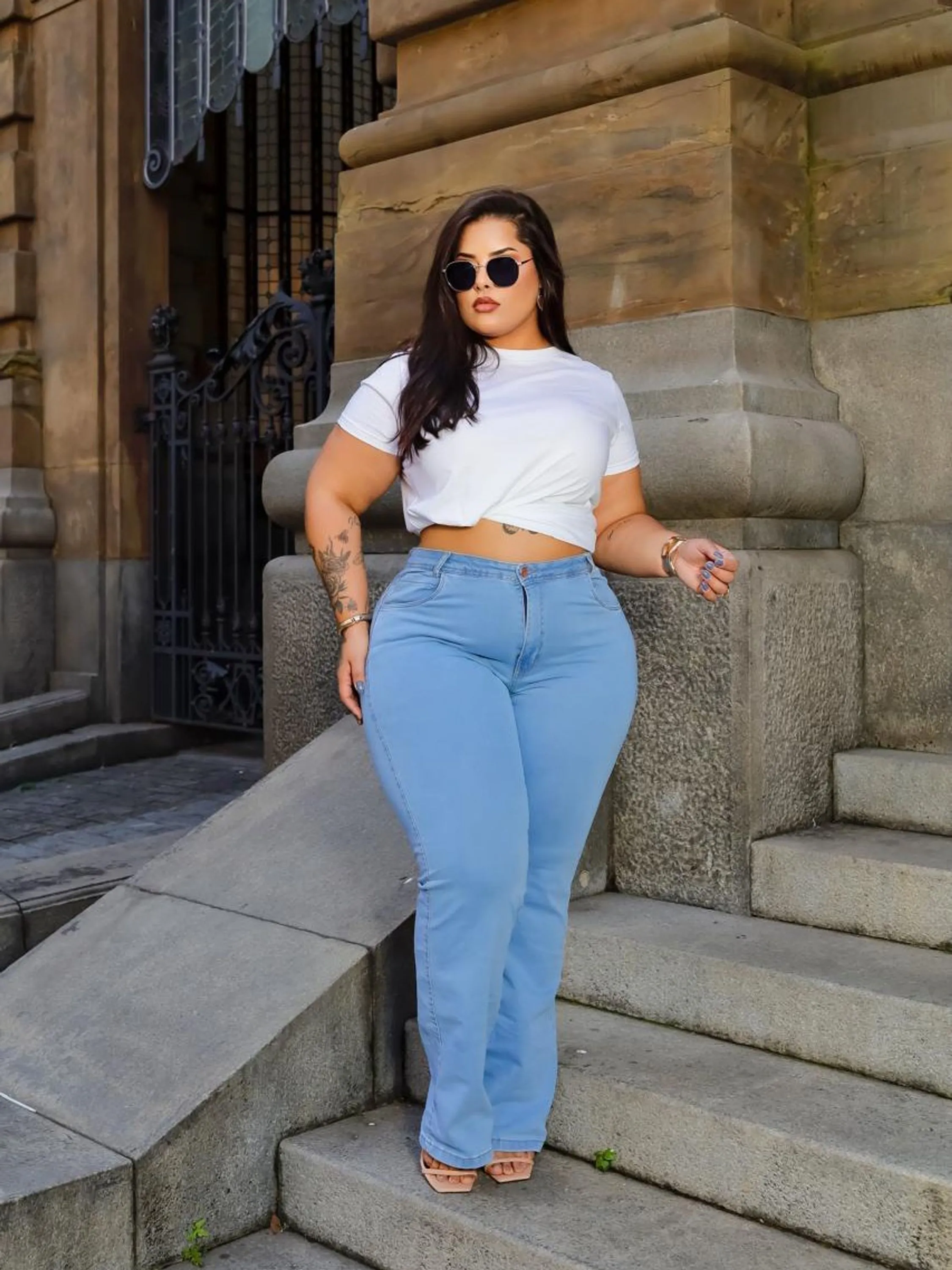 Wide Leg plus size clara