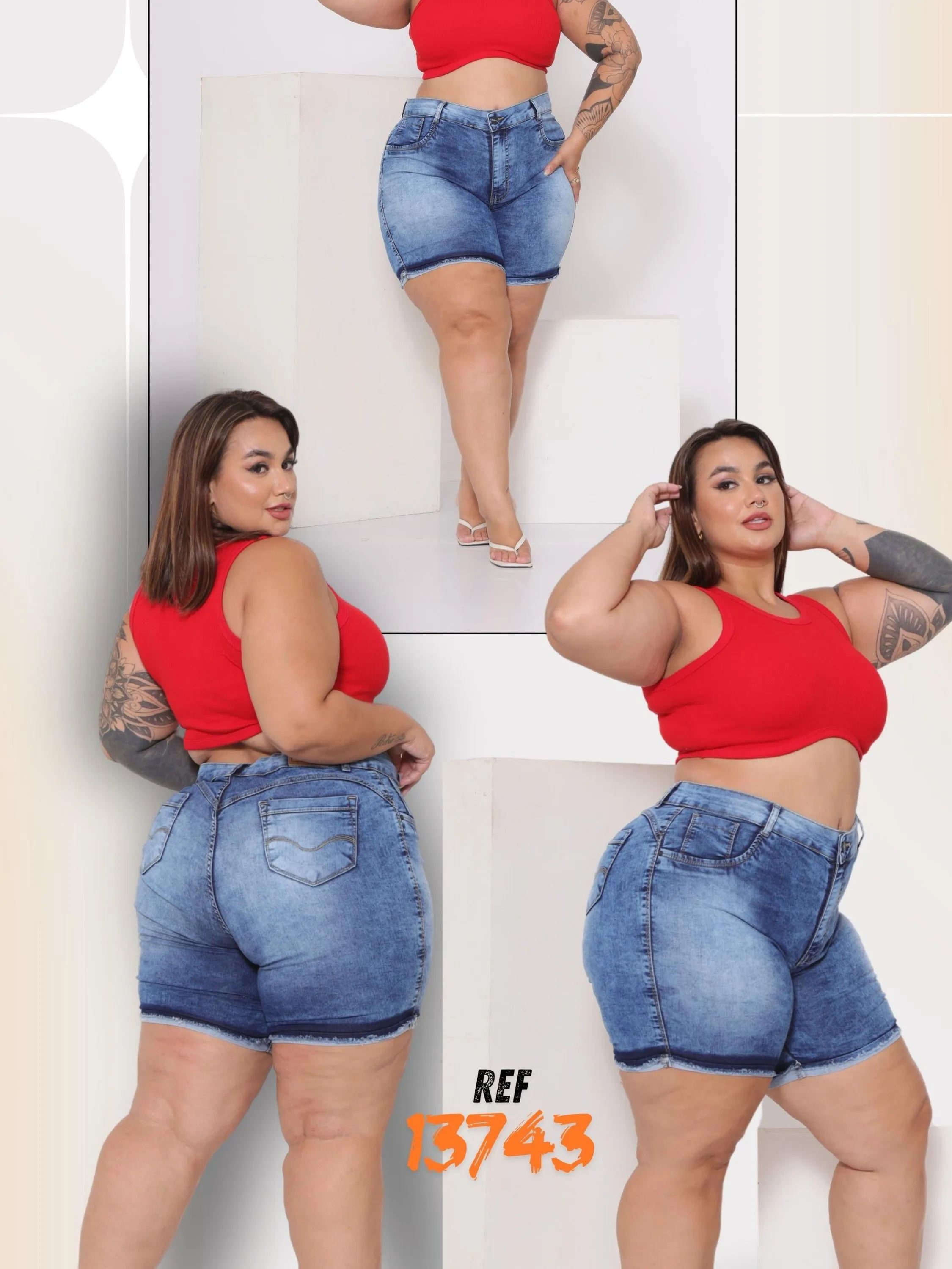 Shorts Jeans Plus REF:13743