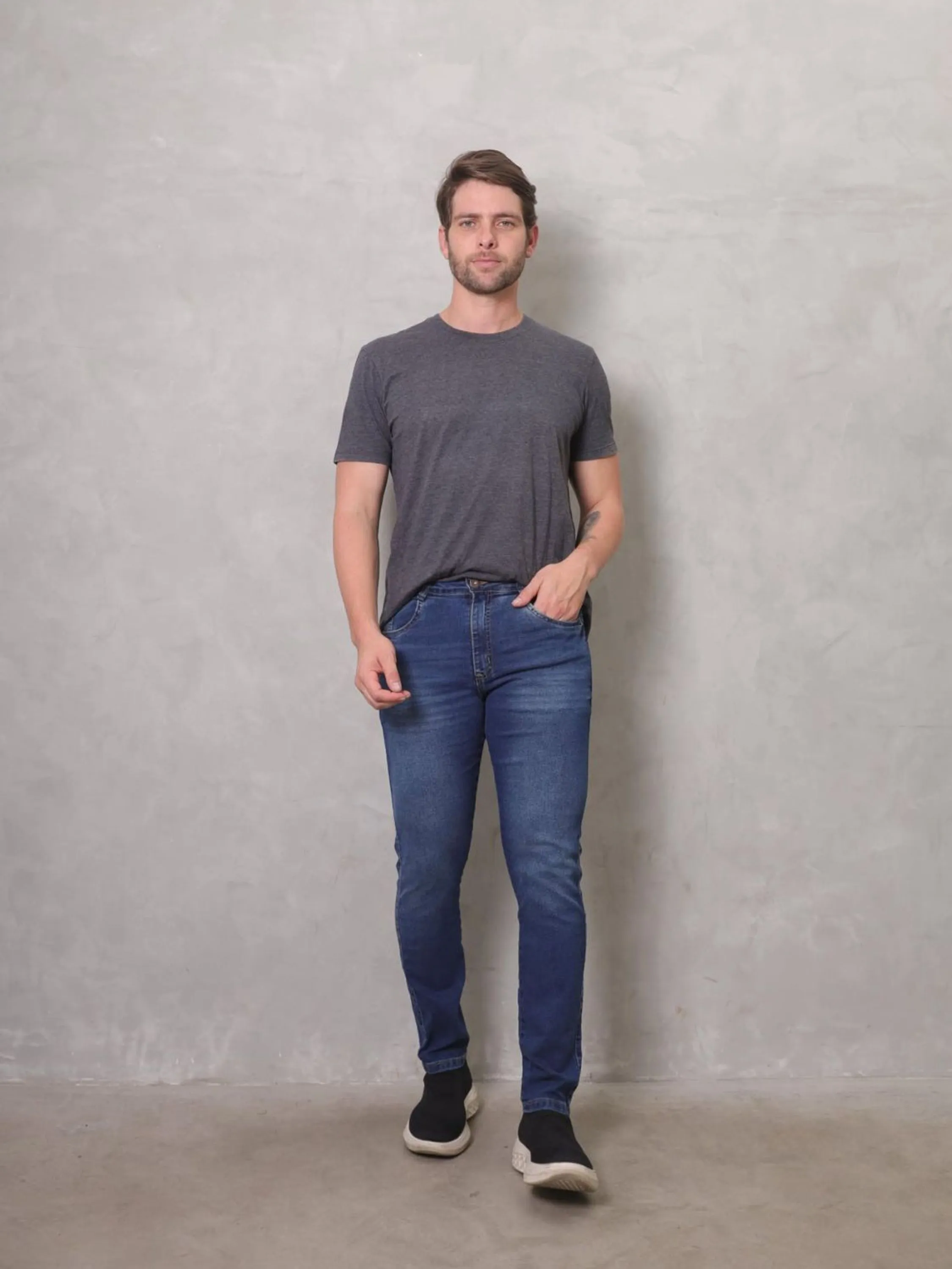 Calça jeans masculina REF 14049