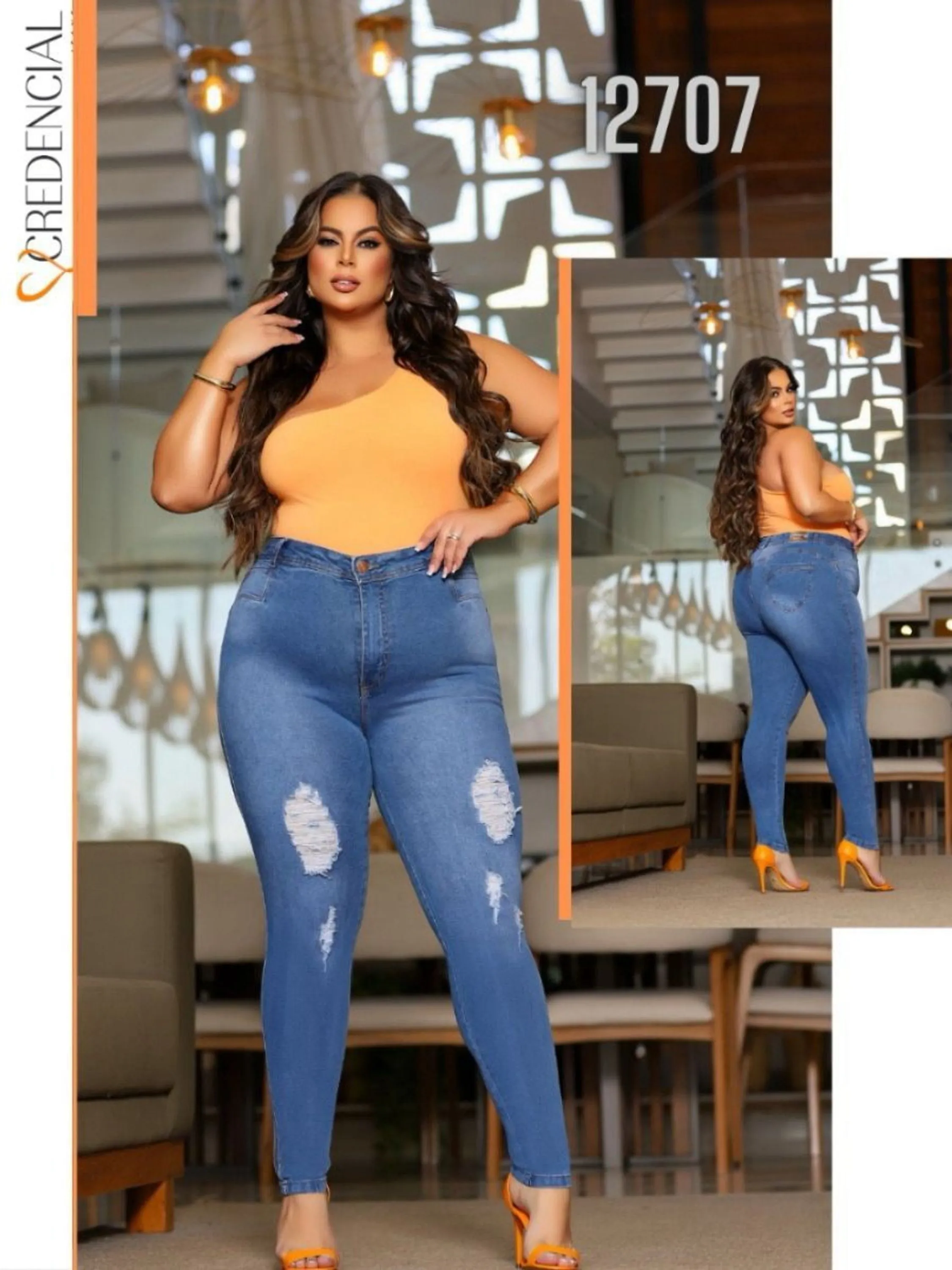 Calça Jeans Plus Size REF:12707