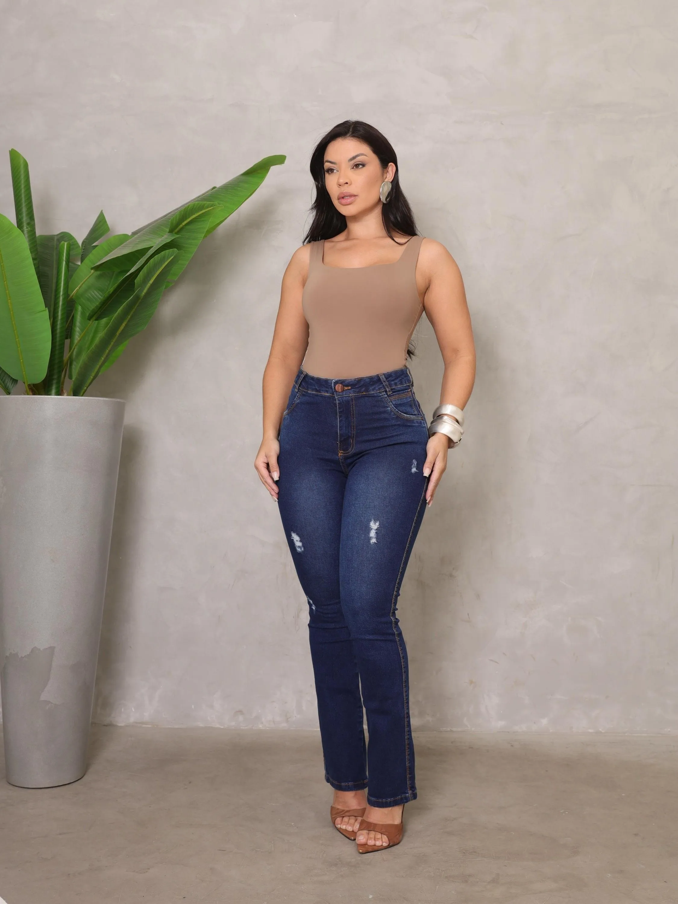 Calça jeans flere REF 14378 Petty
