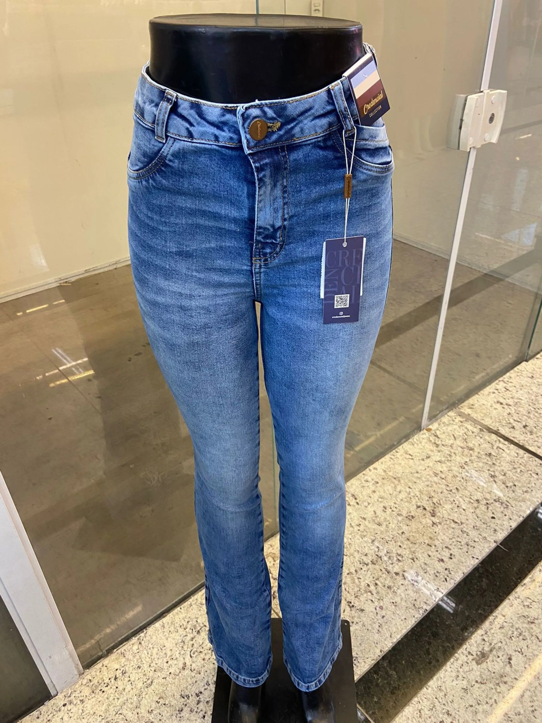 Calça Jeans flare REF 13421