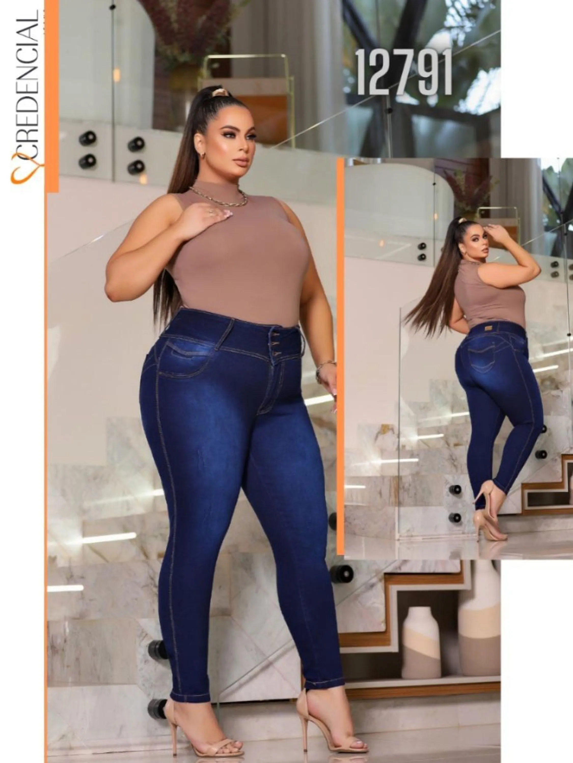 Calça Jeans Plus Size REF:12791