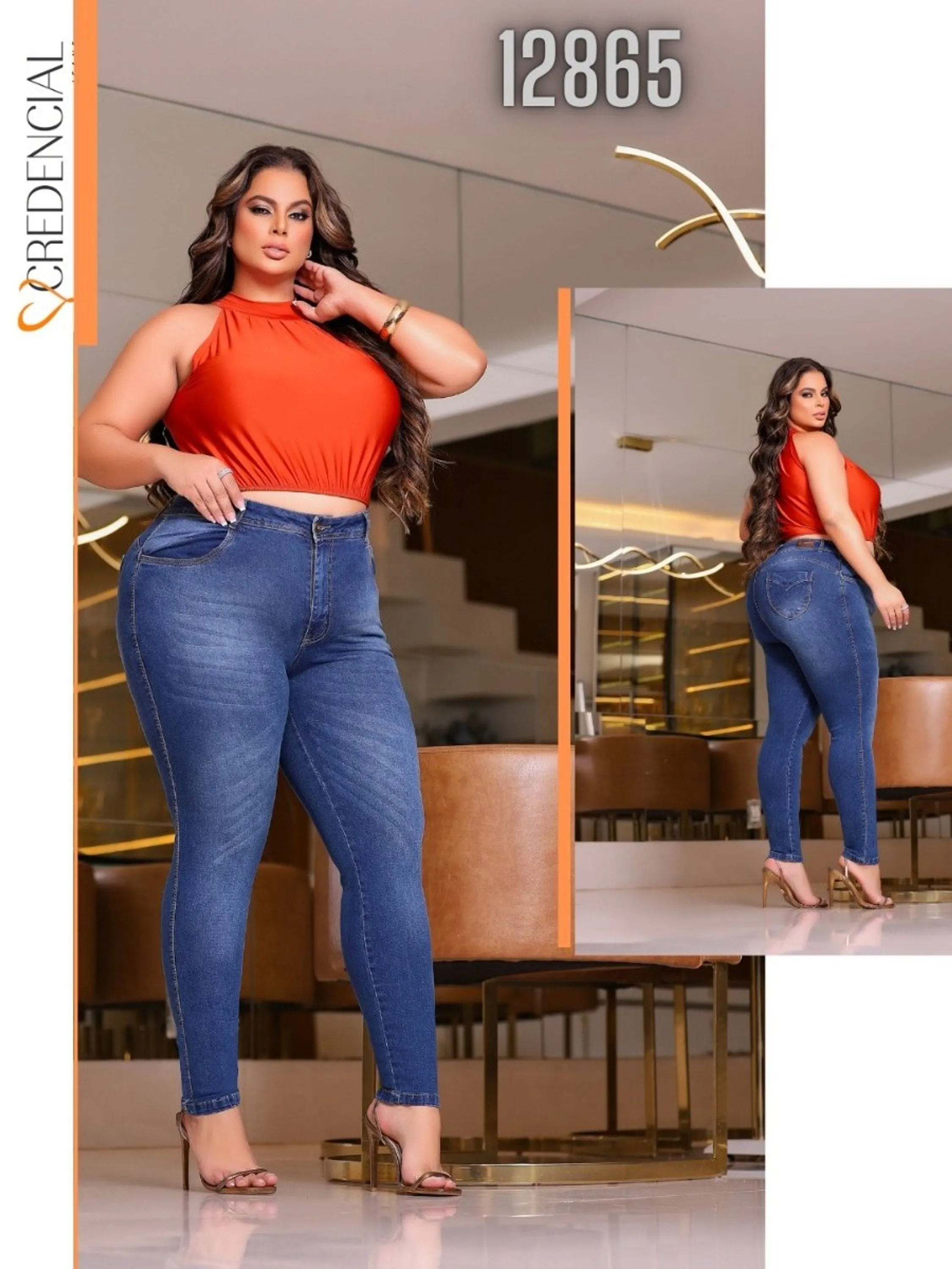 Calça Jeans Plus Size REF:12865