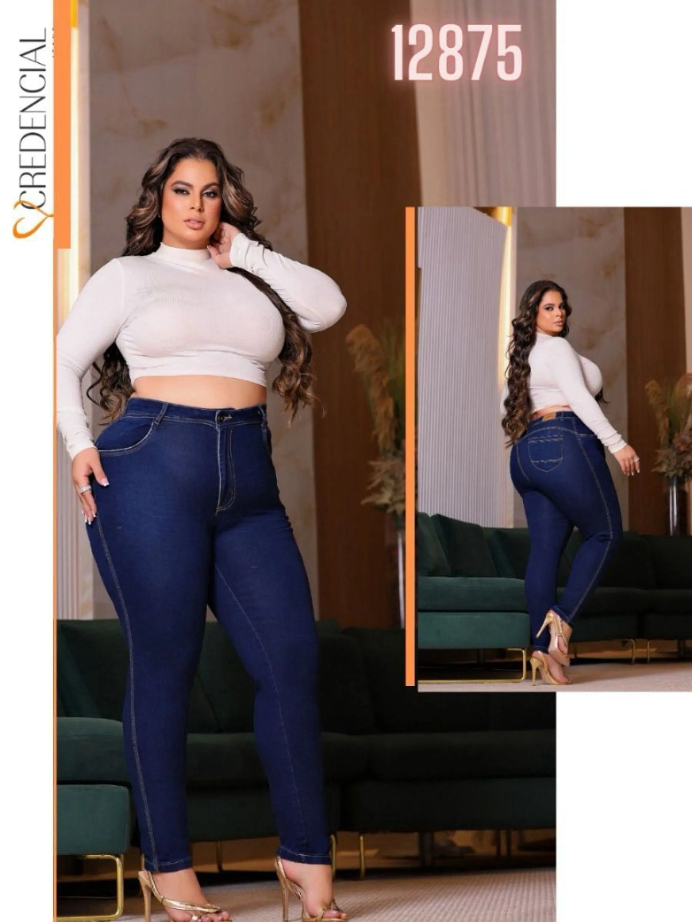 Calça Jeans Plus Size REF:12875