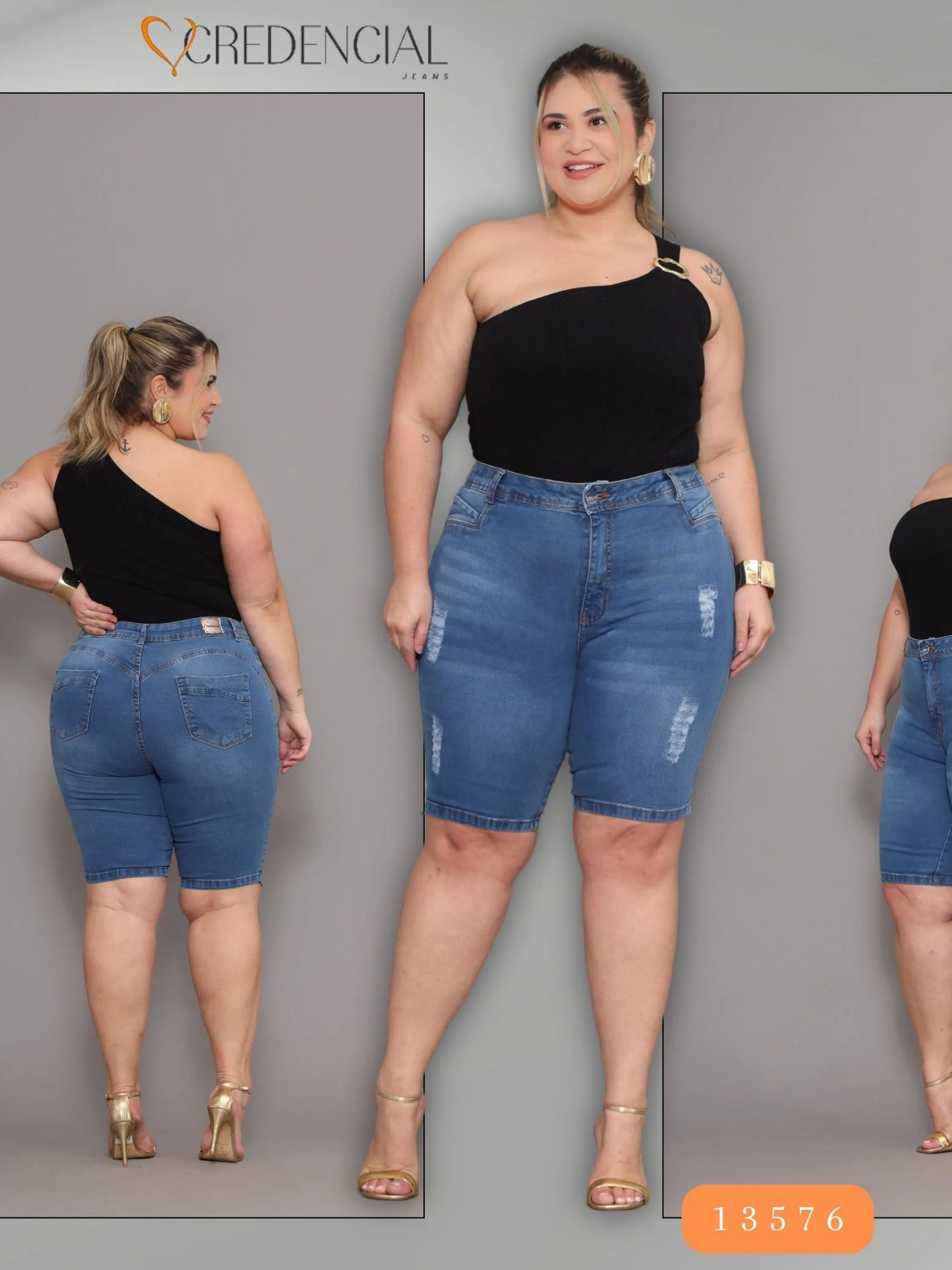 Bermuda Jeans Plus REF:13576