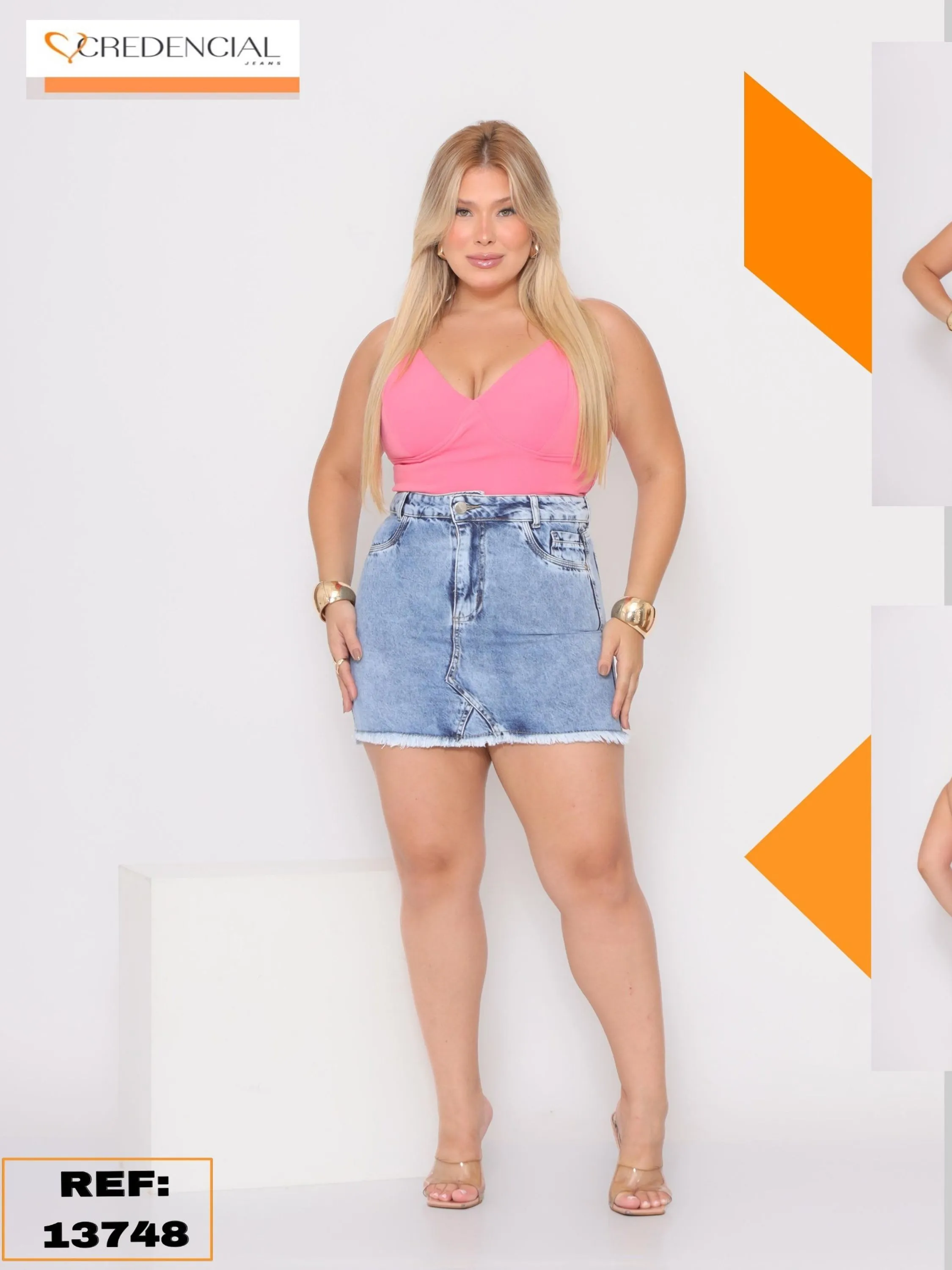 Mini Saia Jeans REF:13748