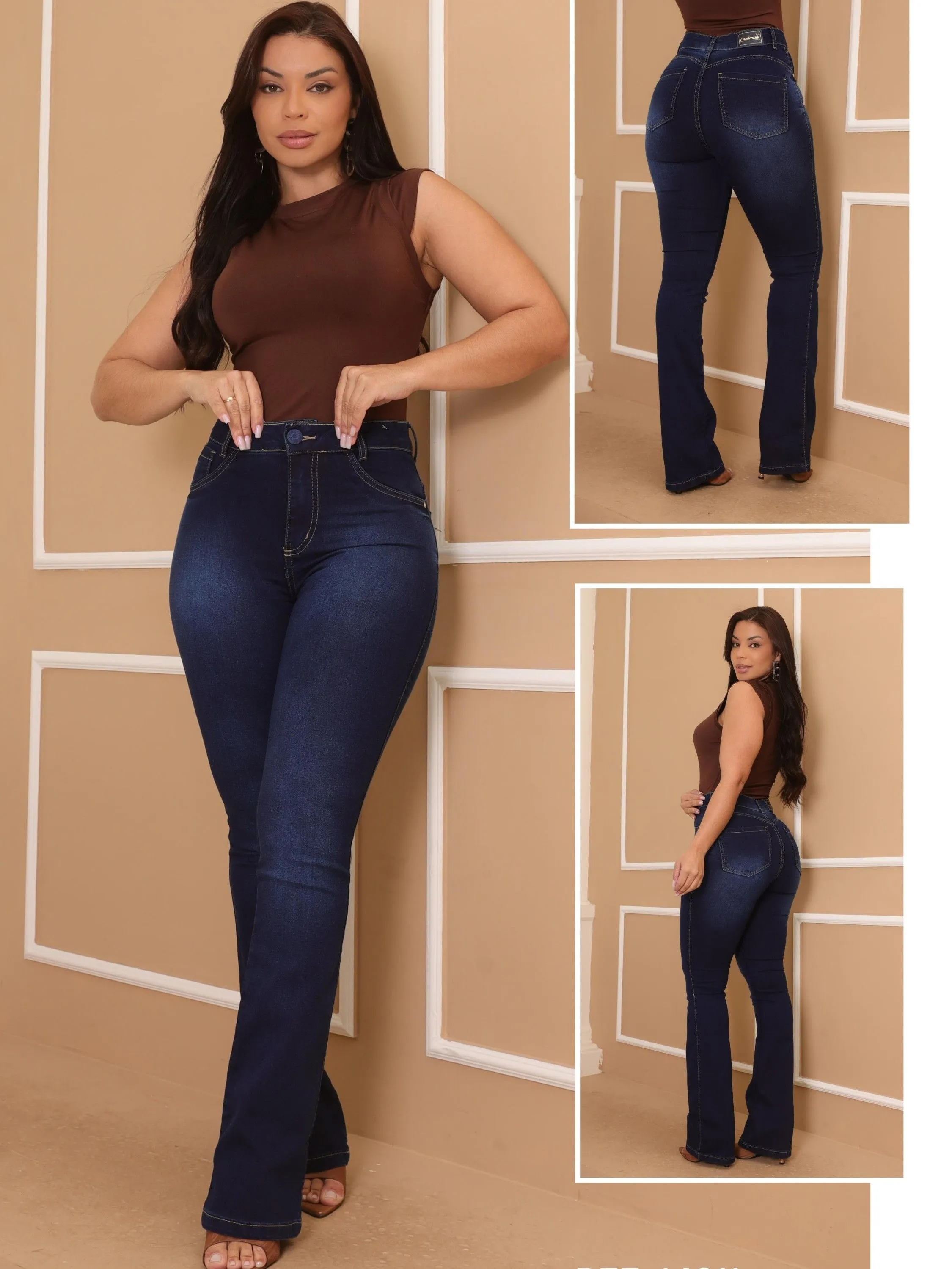 Calça flare Ref 14211-B