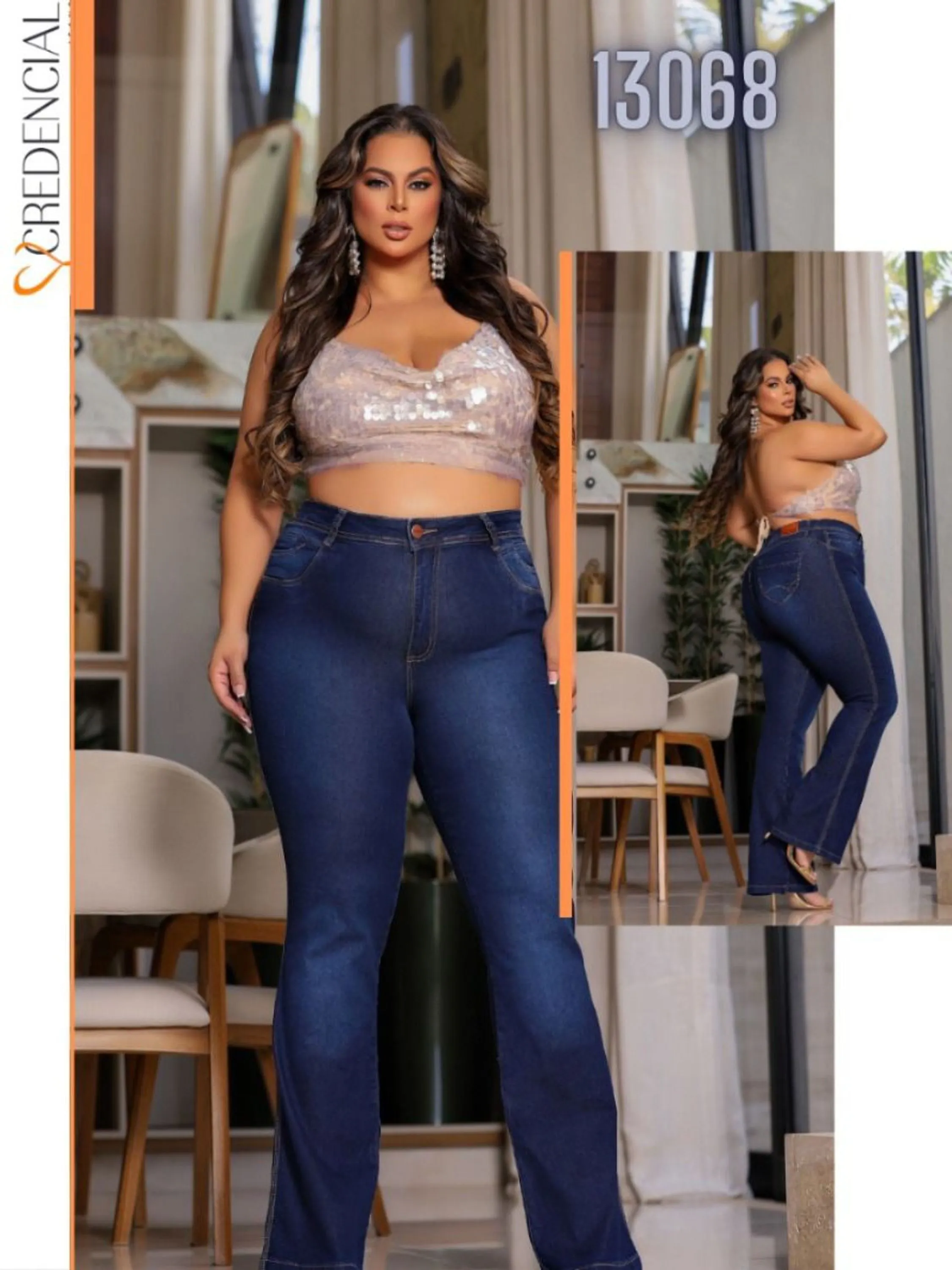 Calça Jeans Plus Size REF:13068