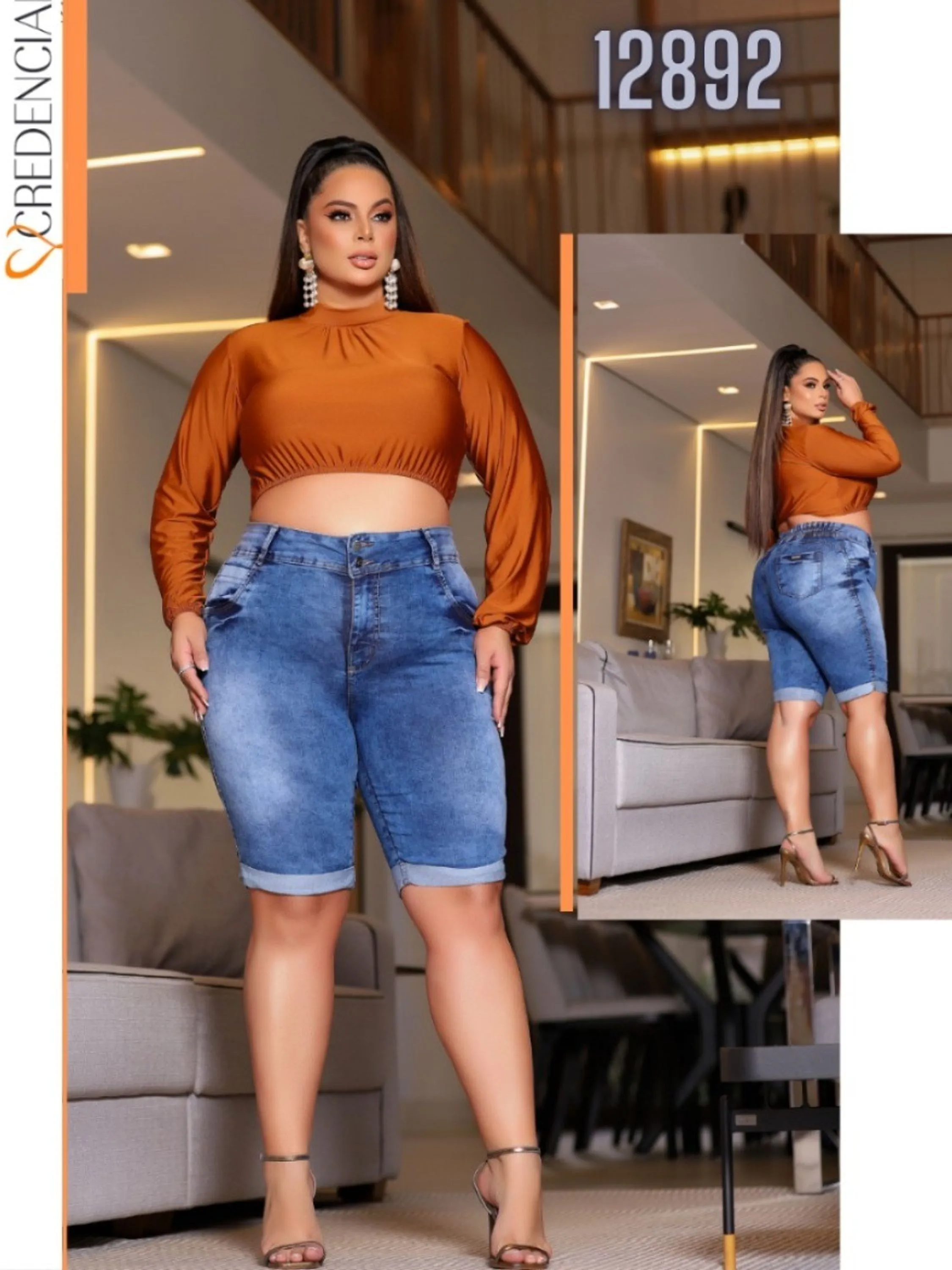 Bermuda Plus Size REF:12892