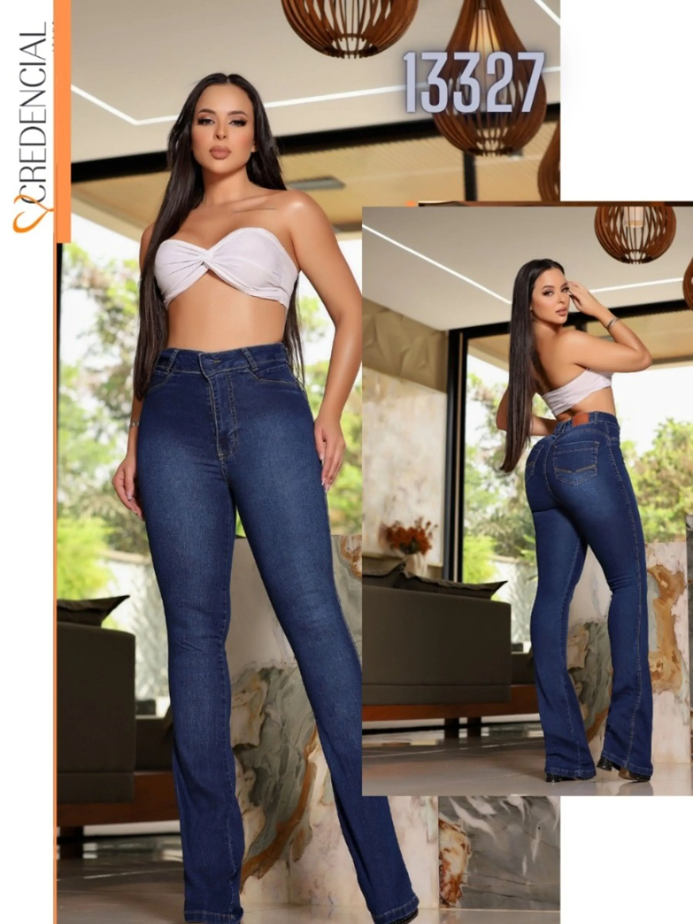 Calça Flare Jeans REF:13327