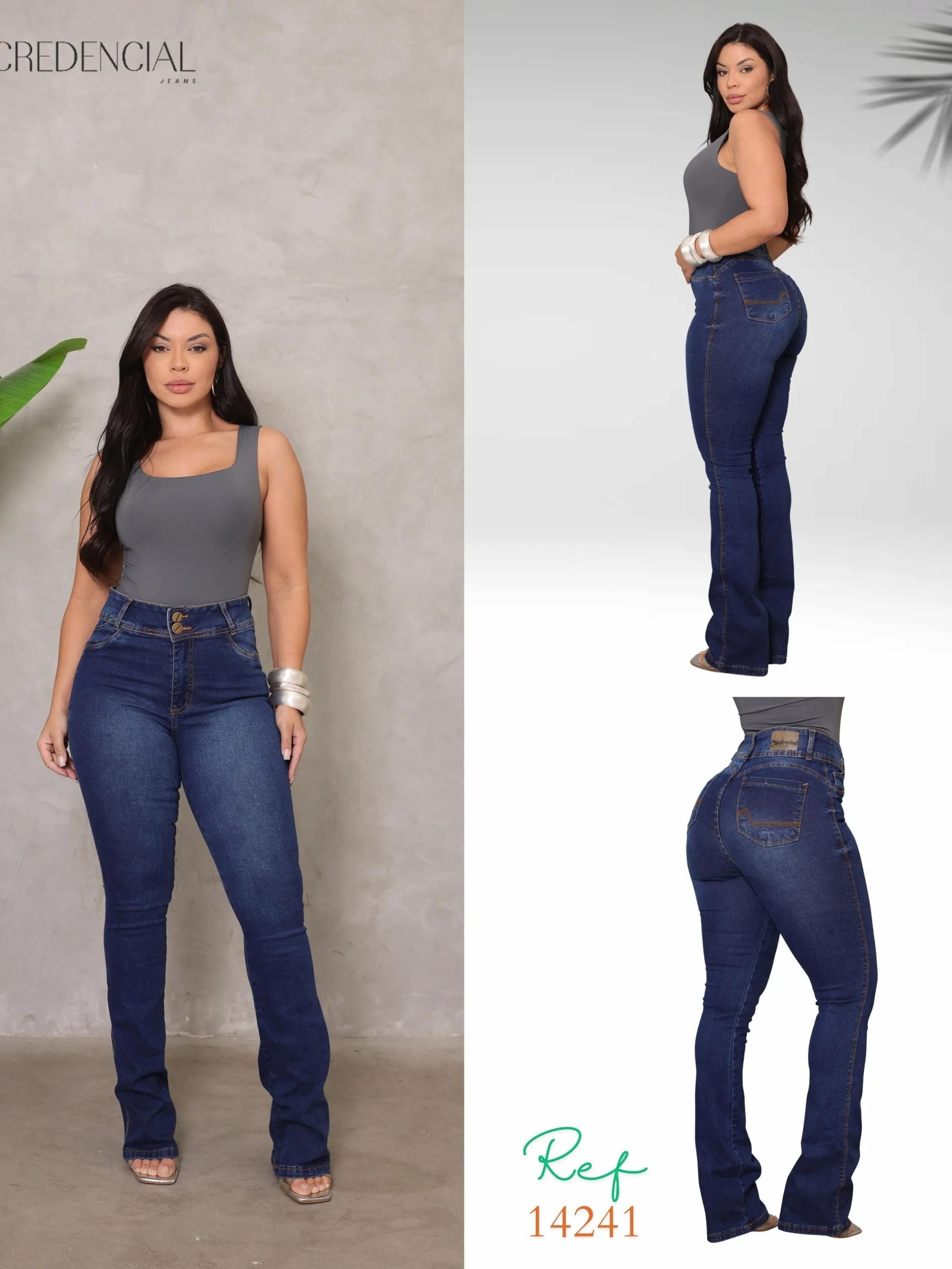 Calça jeans flere REF 14241