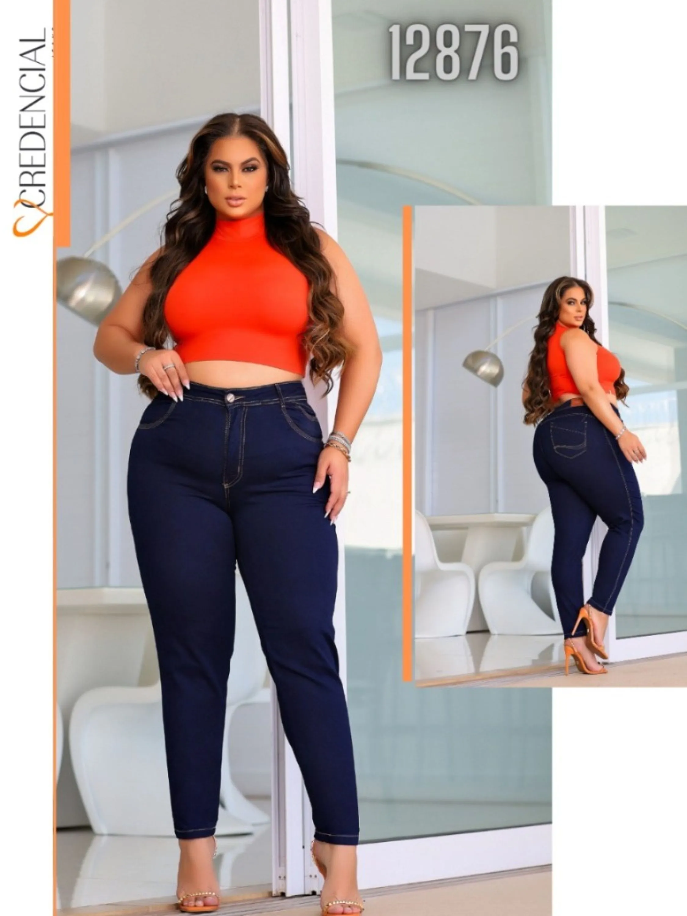 Calça Jeans Plus Size REF:12876