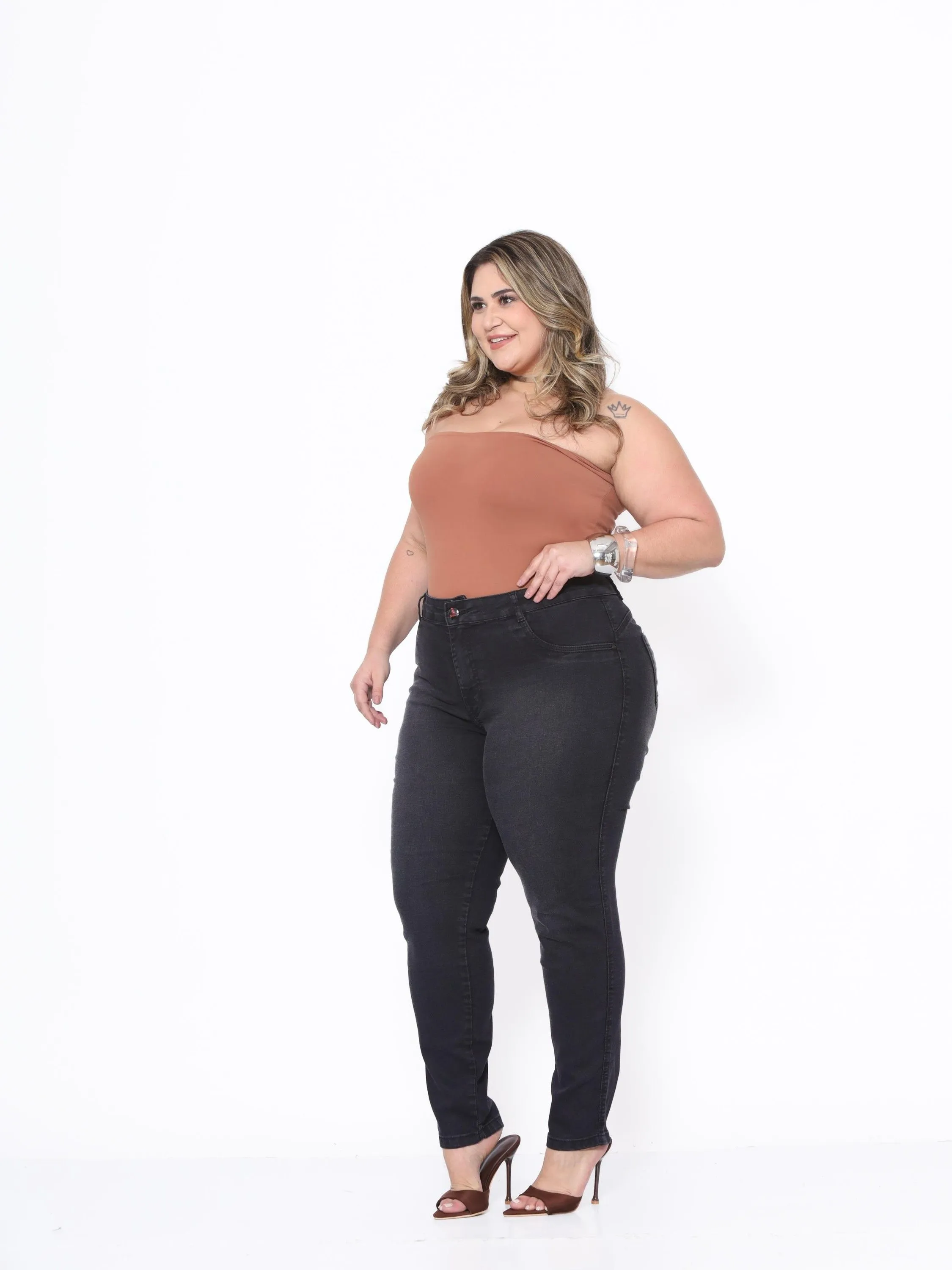 Calça jeans feminina REF 14192
