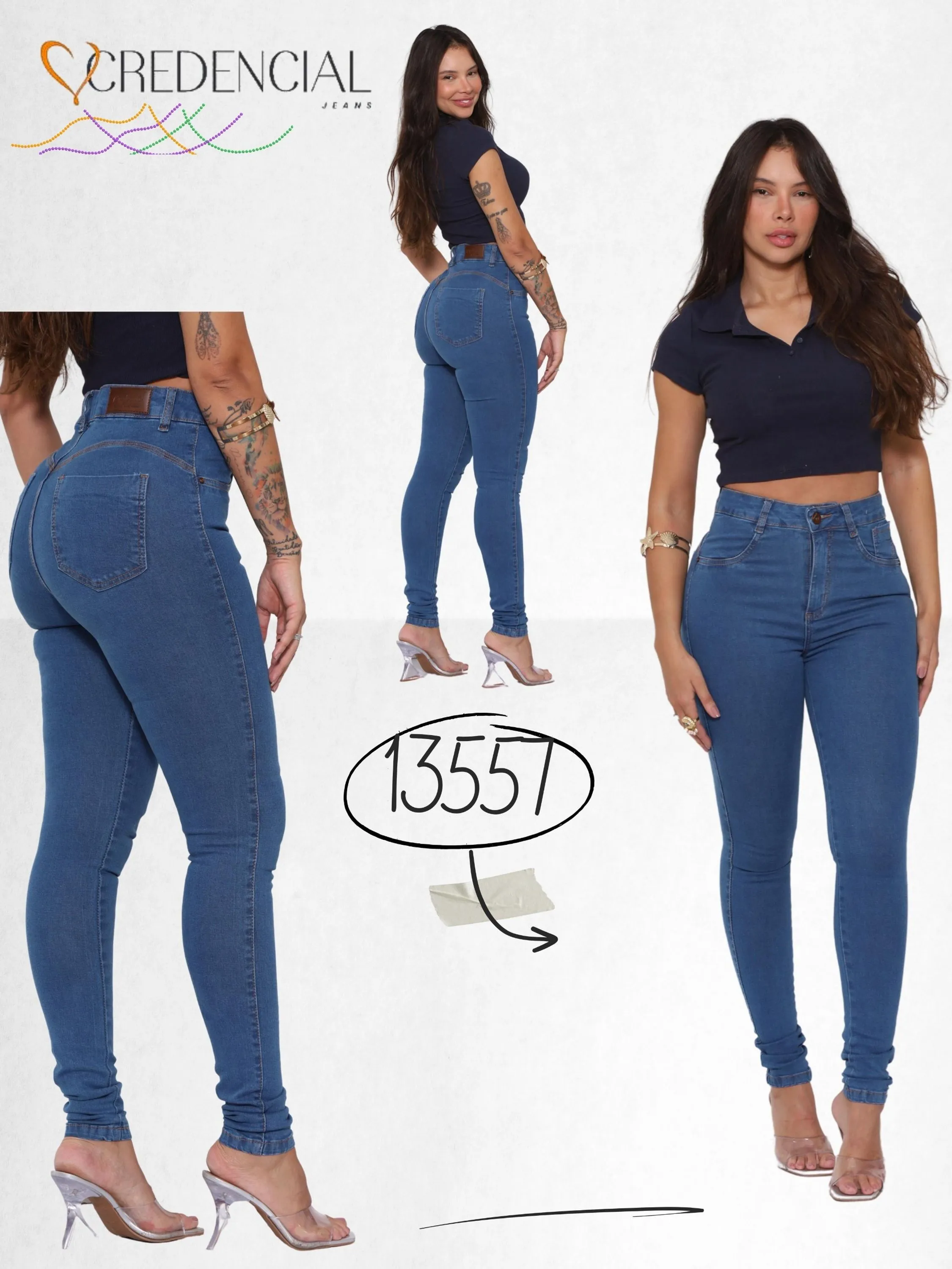 Calça jeans REF 13557