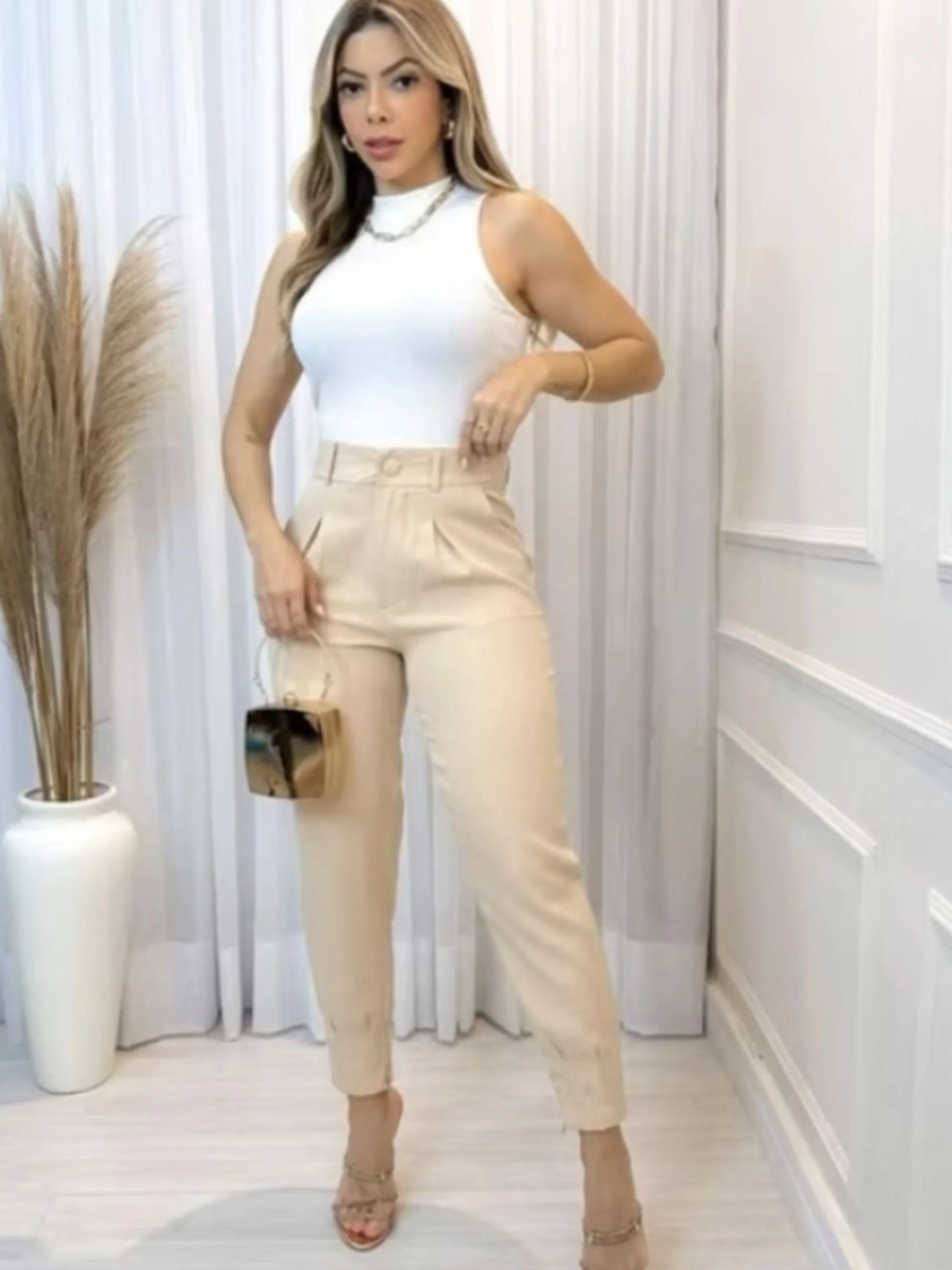 Calça Cenoura Alfaiataria