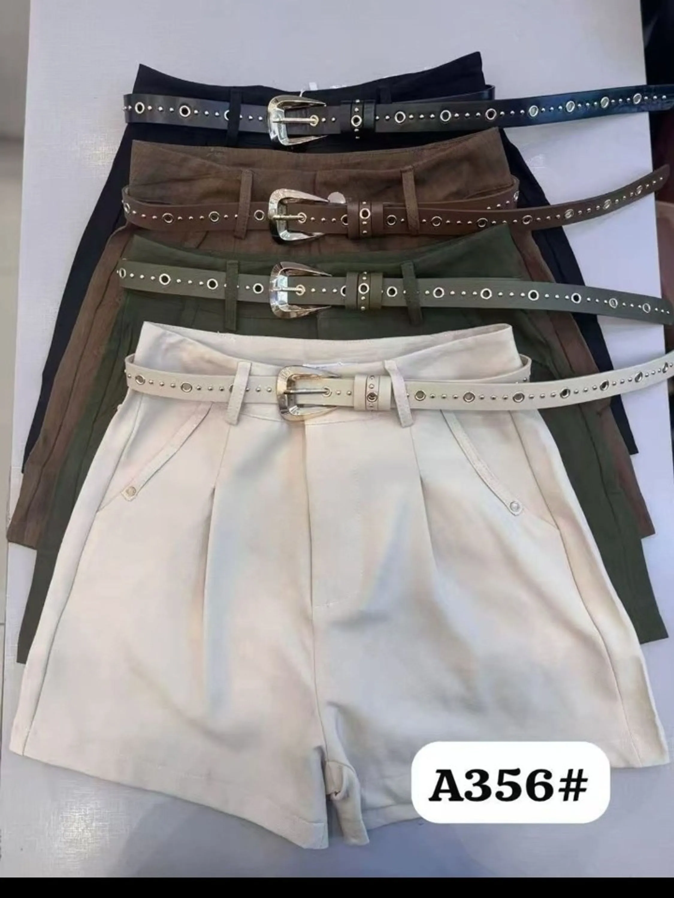 Shorts com cinto #Panpan_fashion