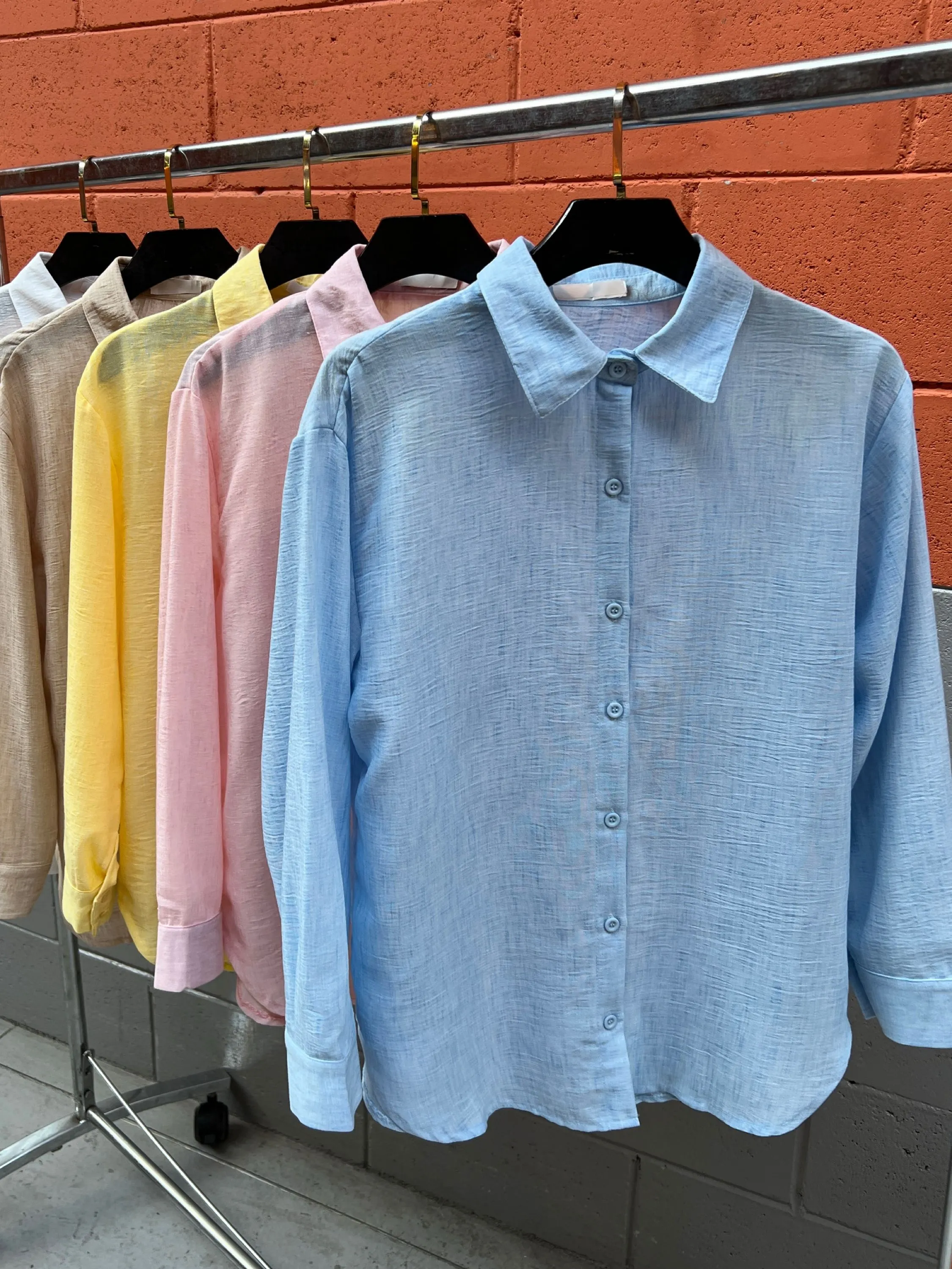 Camisa de linho #panpan fashion