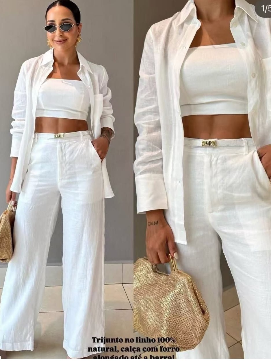 Conjunto 3 pecas # Panpan_fashion