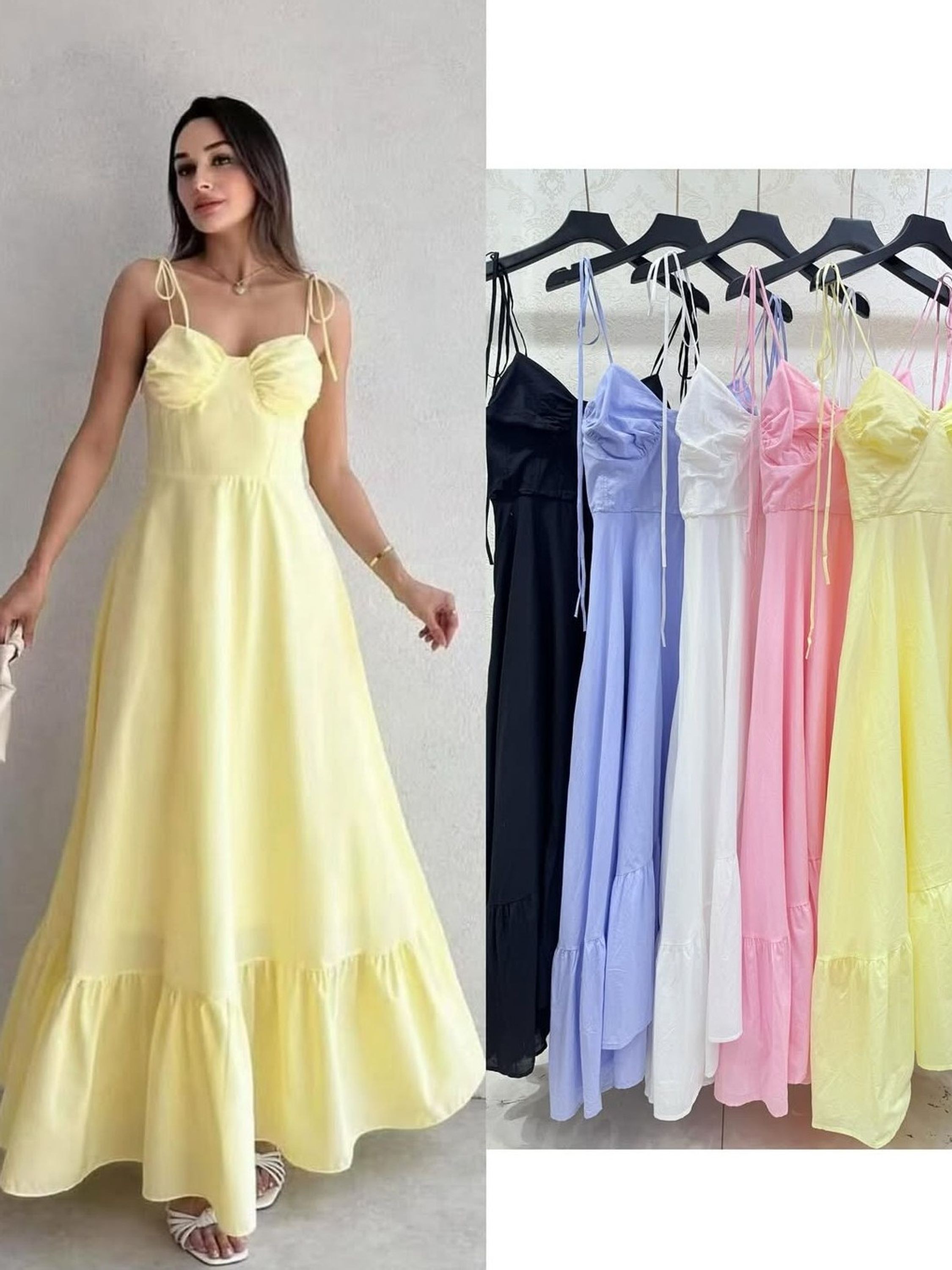 Vestido longo #Panpan_fashion