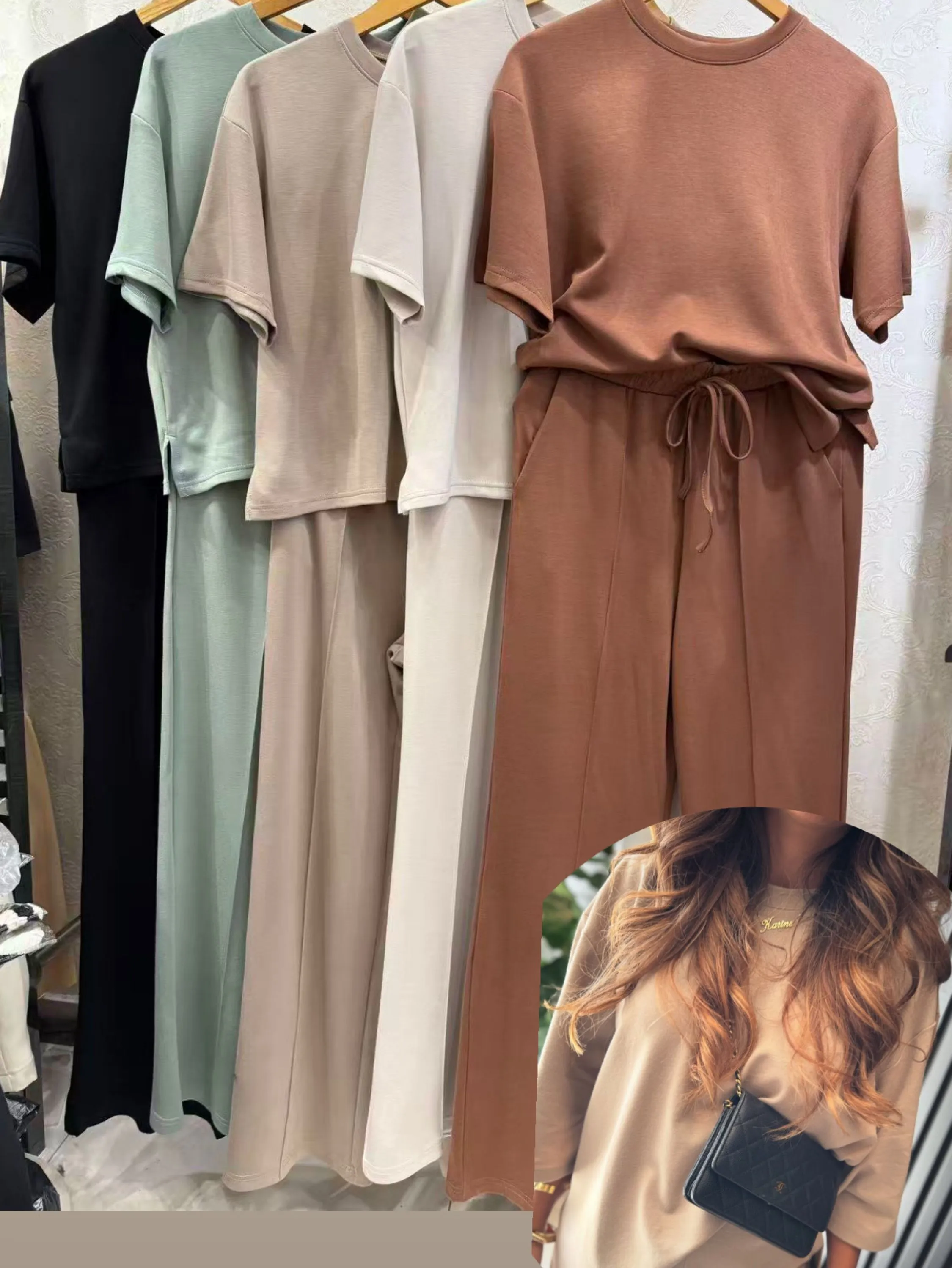 Conjunto Moletinho Panpan fashion feminina
