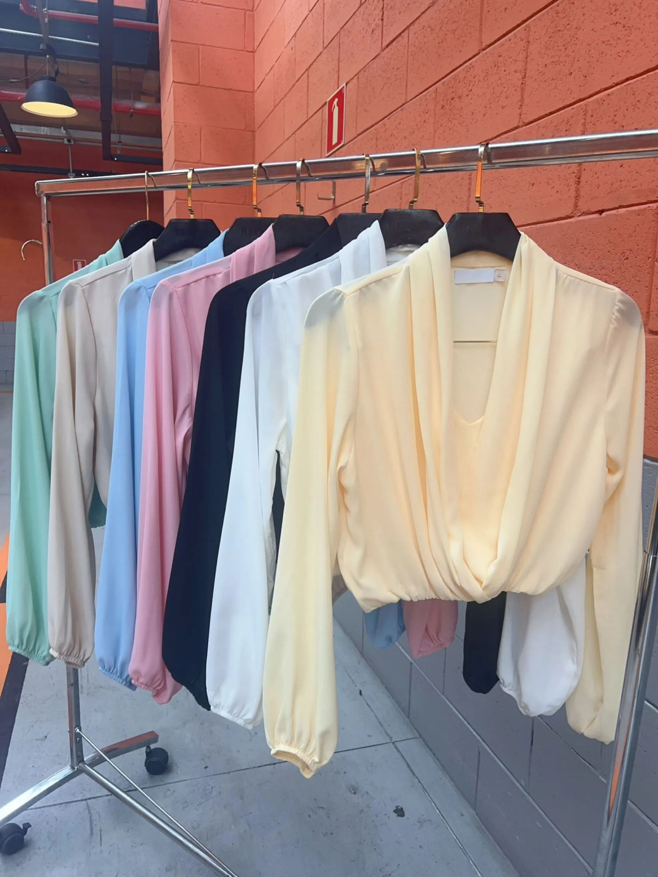 Cropped manga longa #Panpan_fashion
