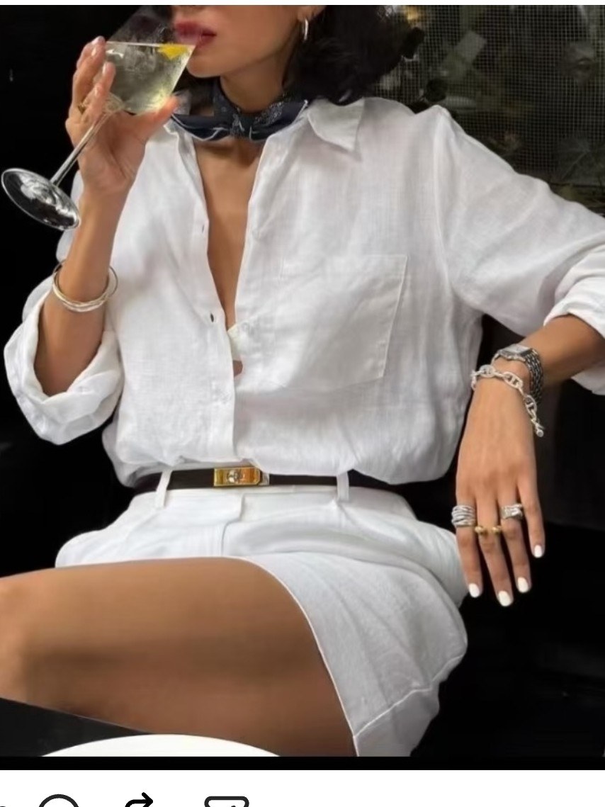 Conjunto camisa com short #Panpan_fashion