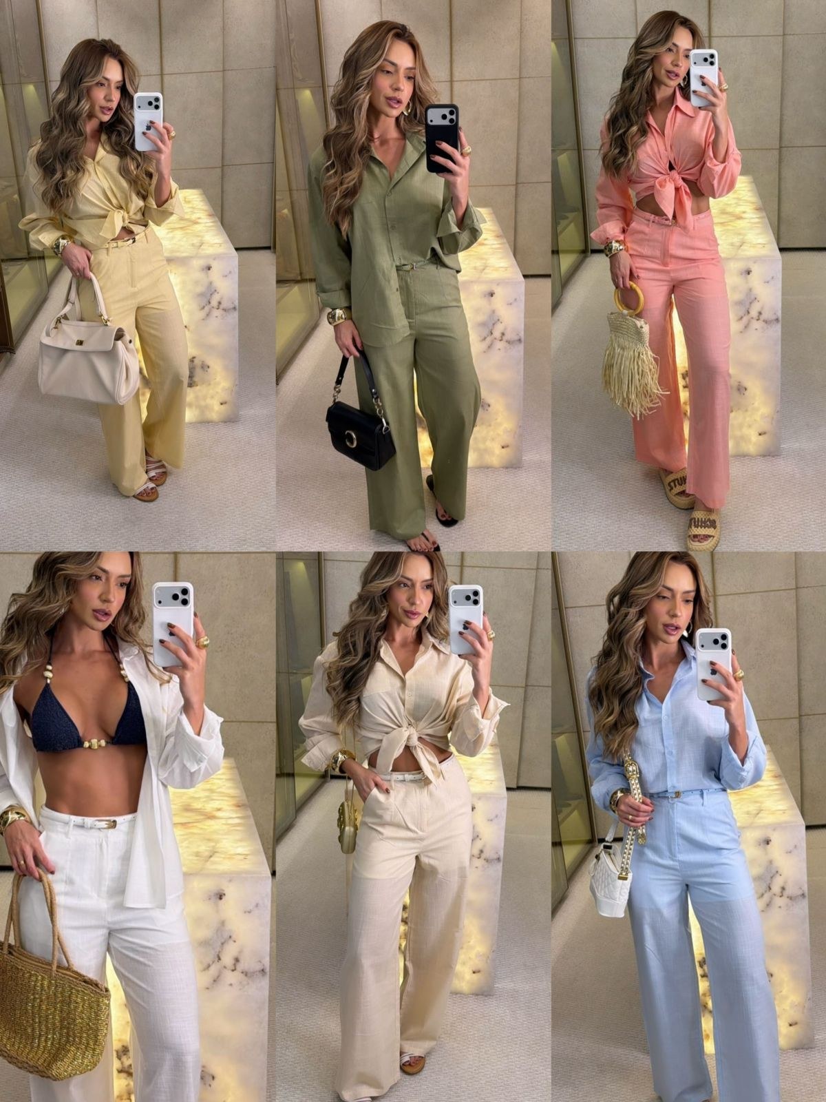 Conjunto manga longa com cinto #Panpan_fashion