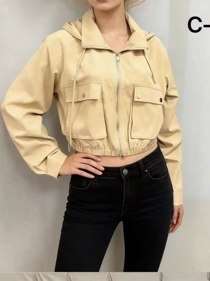 Corta vento com bolso #Panpan_fashion