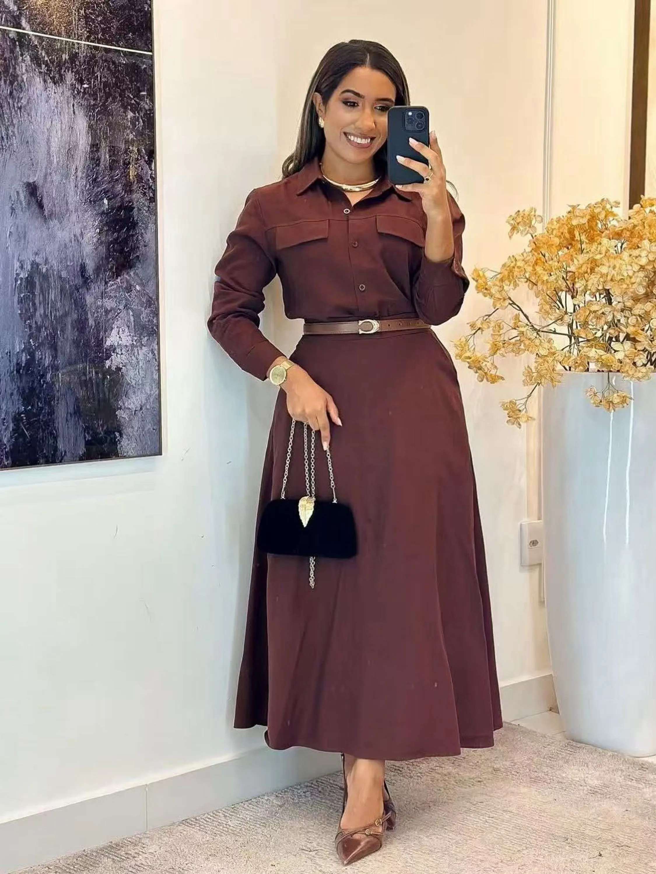 Conjunto de saia, marrant #Panpan_fashion
