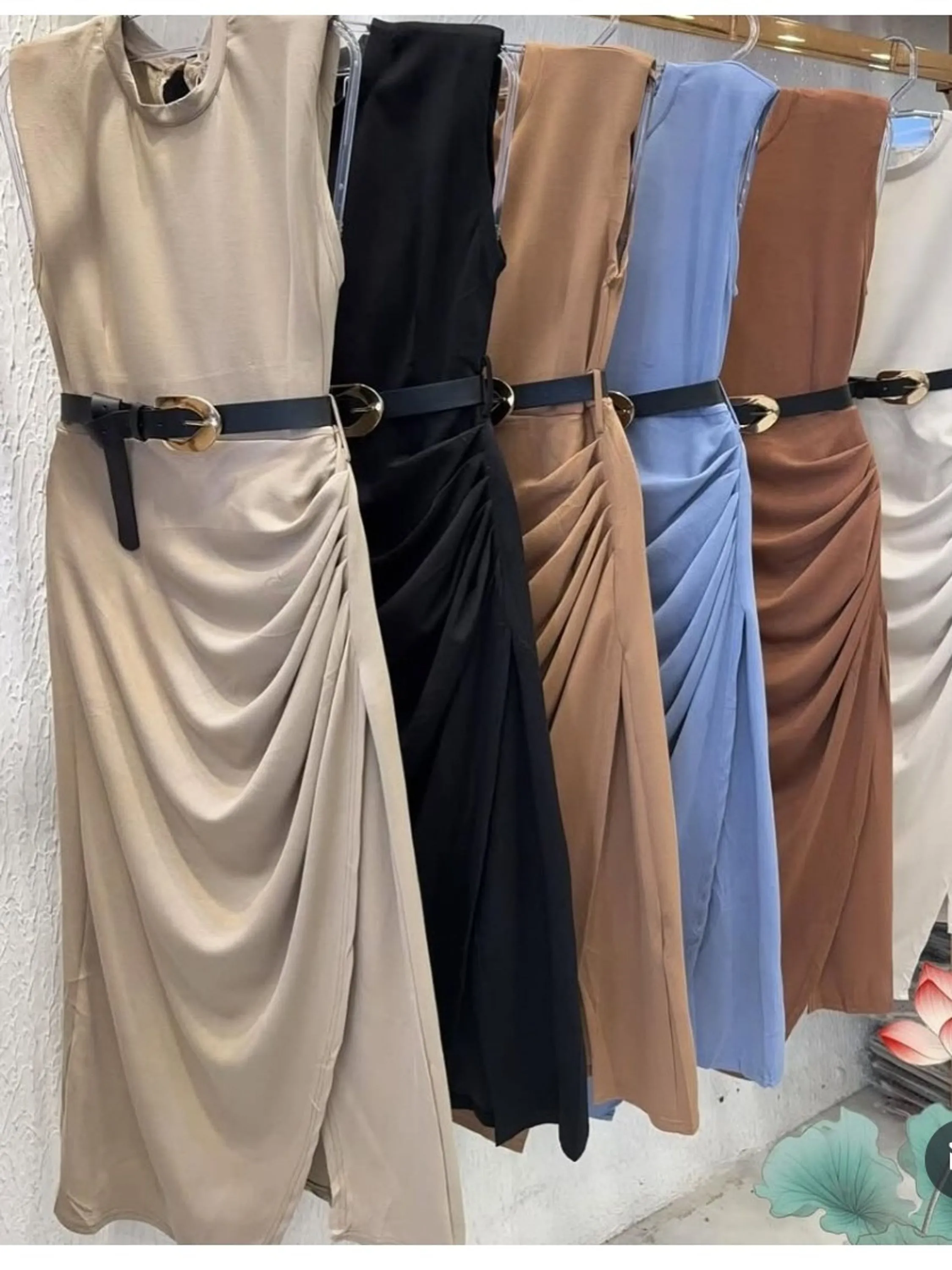 Vestido midi de malha #Panpan_fashion