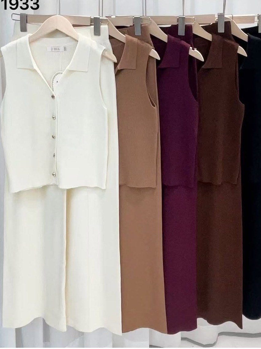 Conjunto modal de colete #Panpan_fashion