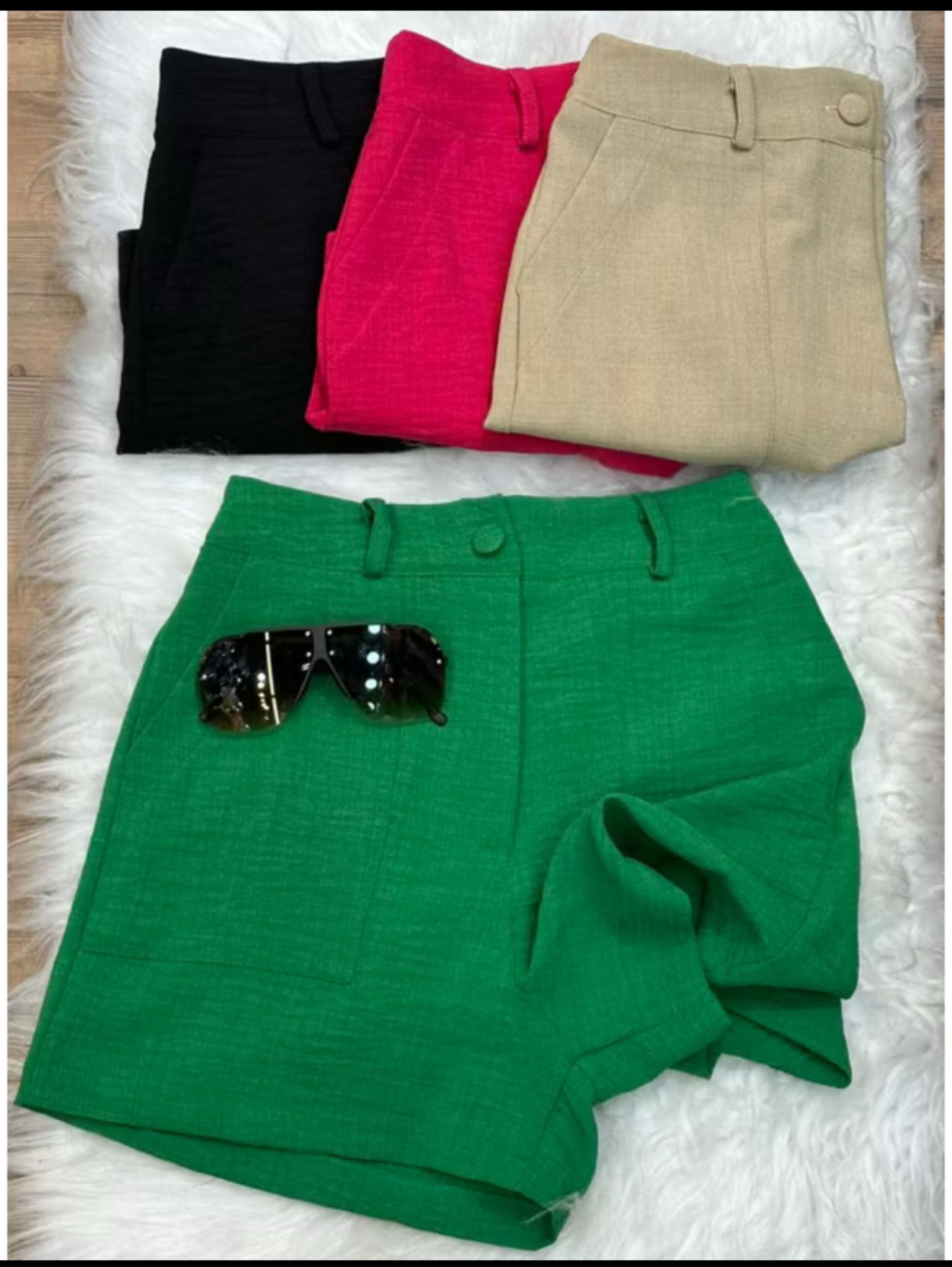 Short Feminino malha Lili moda feminina