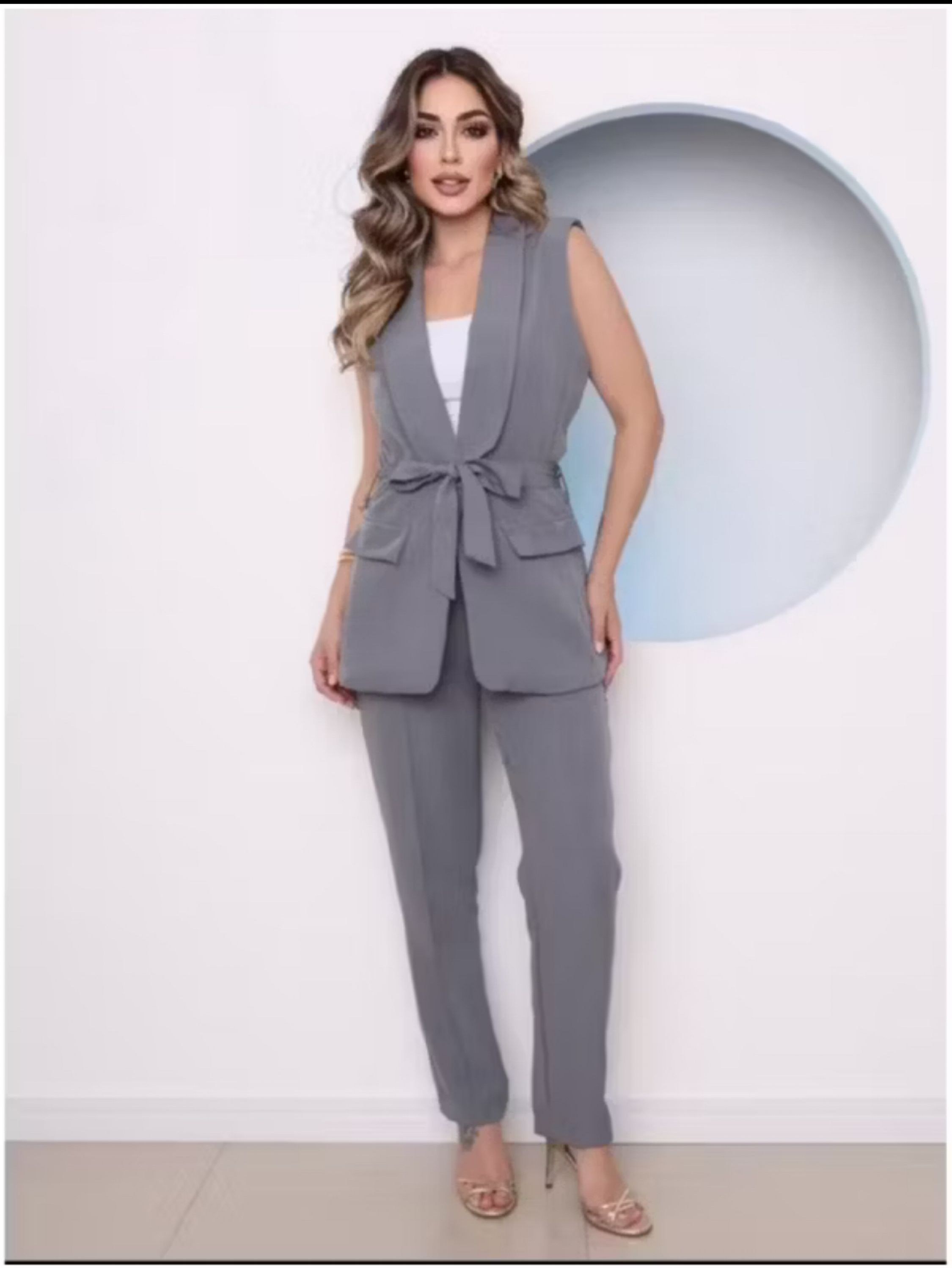 Conjunto Alfaiataria Lili moda Feminina